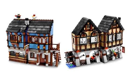 LEGO® 10193 Klocki Lego Castle Zestaw Średniowieczna wioska z targiem - zdjęcie 6