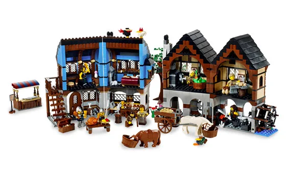 LEGO® 10193 Klocki Lego Castle Zestaw Średniowieczna wioska z targiem - zdjęcie 7
