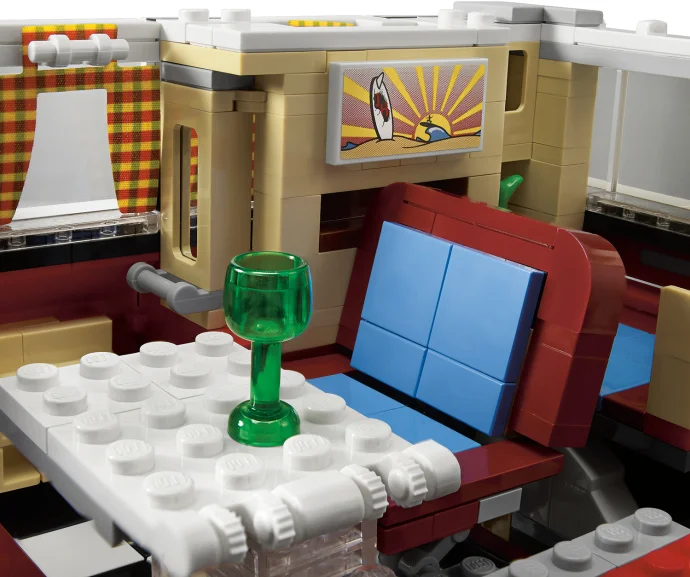 LEGO® 10220 Expert Volkswagen T1 Camper Van Wersja Kolekcjonerska - zdjęcie 11