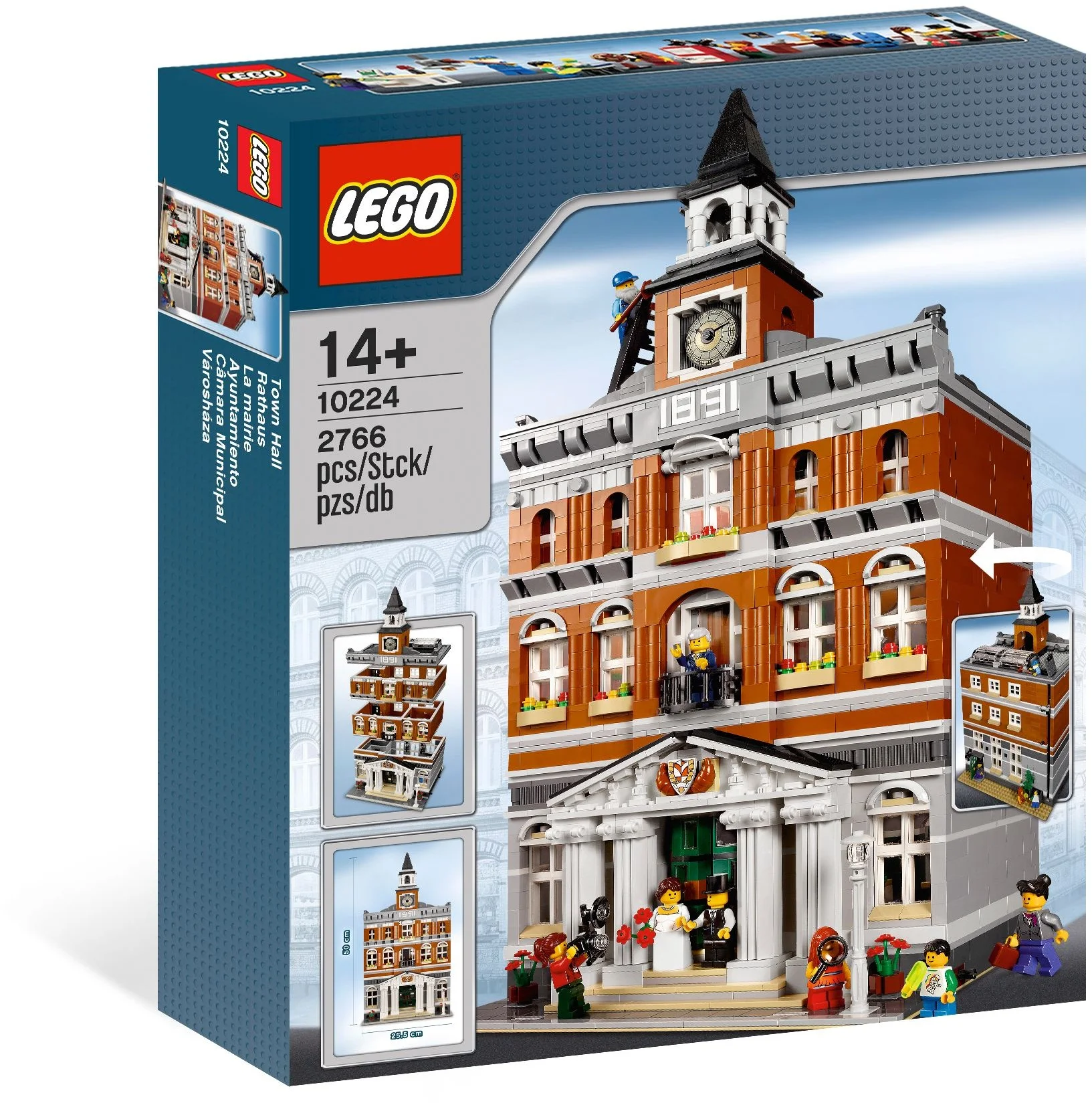 LEGO® 10224 Zestaw do budowania Ratusz - zdjęcie 13