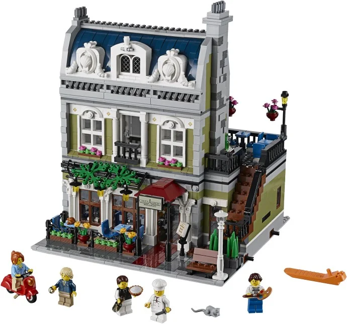 LEGO Paryska Restauracja 10243, zestaw z 2014 roku z francuską restauracją