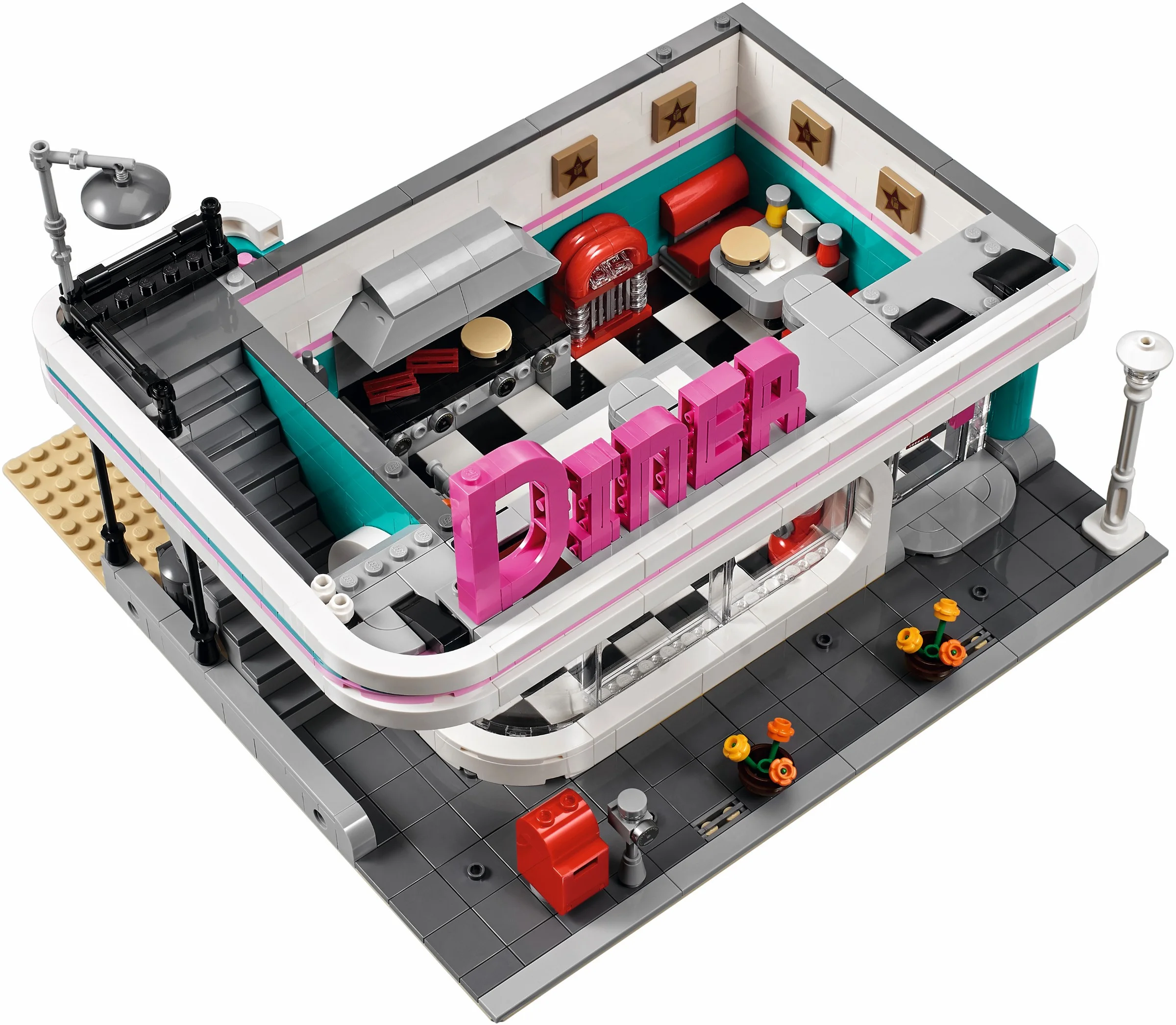 LEGO® 10260 Creator Expert Bistro w Śródmieściu - zdjęcie 19