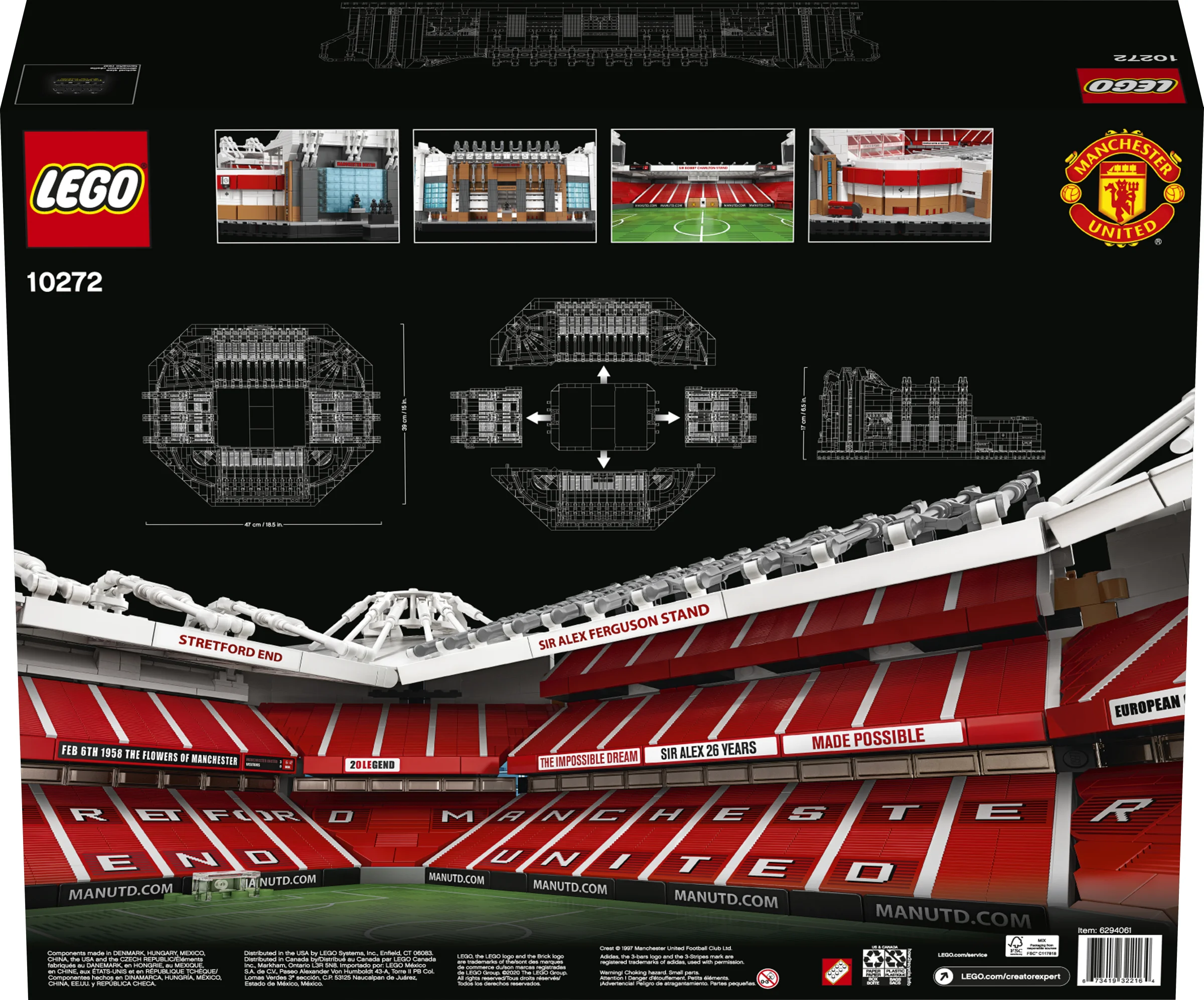 LEGO® 10272 Expert Zestaw Stadion Old Trafford Manchester United - zdjęcie 3