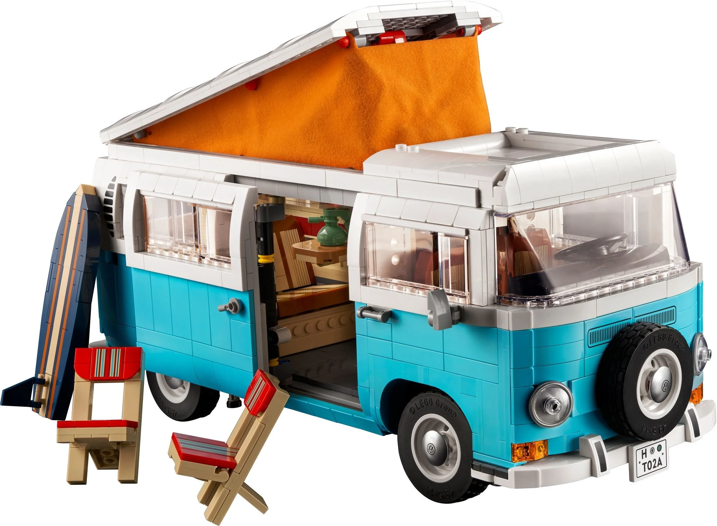 LEGO® 10279 Klocki Lego Creator Expert Zestaw Bus Van kempingowy Volkswagen T2 - zdjęcie 5