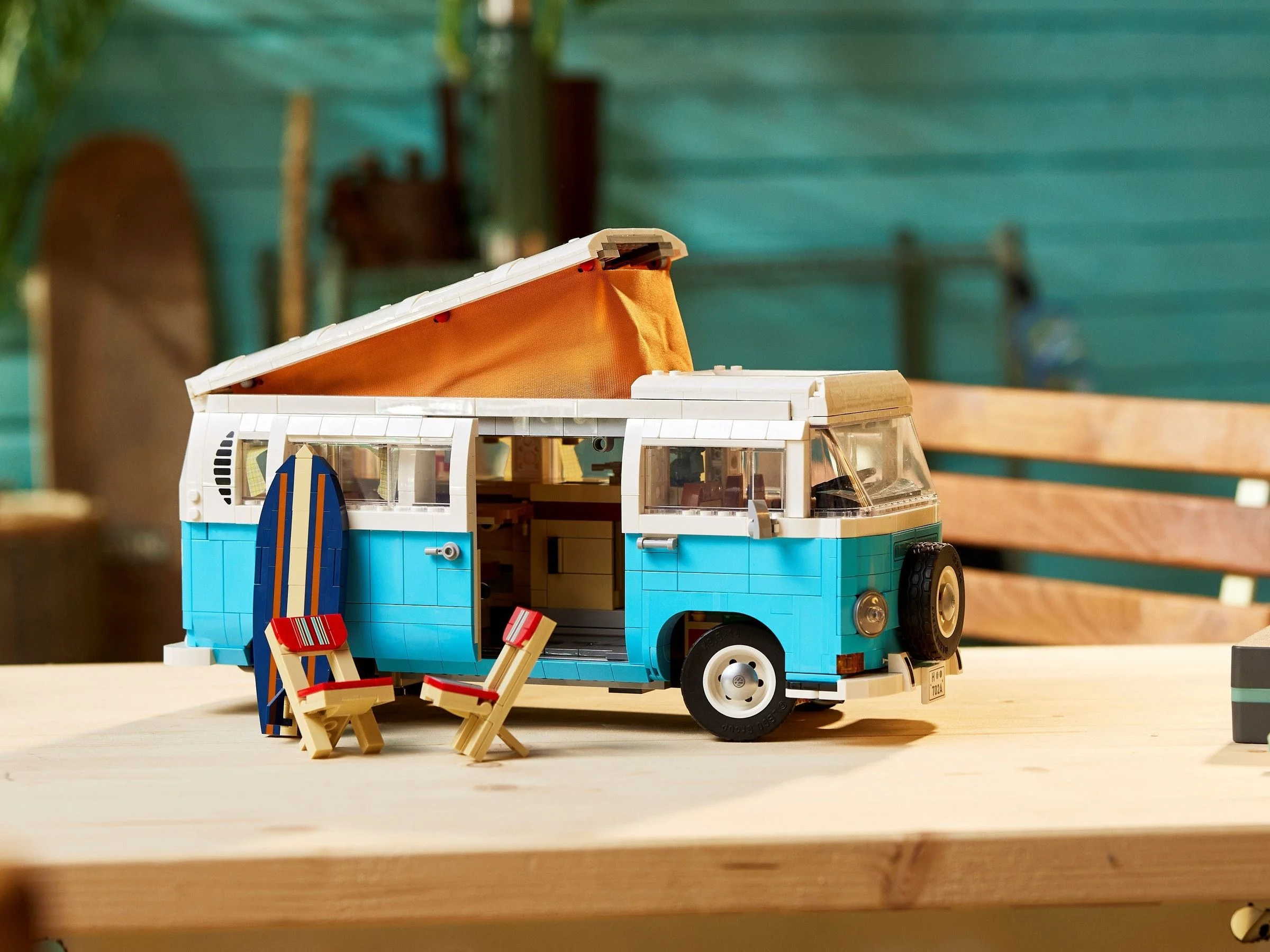 LEGO® 10279 Klocki Lego Creator Expert Zestaw Bus Van kempingowy Volkswagen T2 - zdjęcie 7