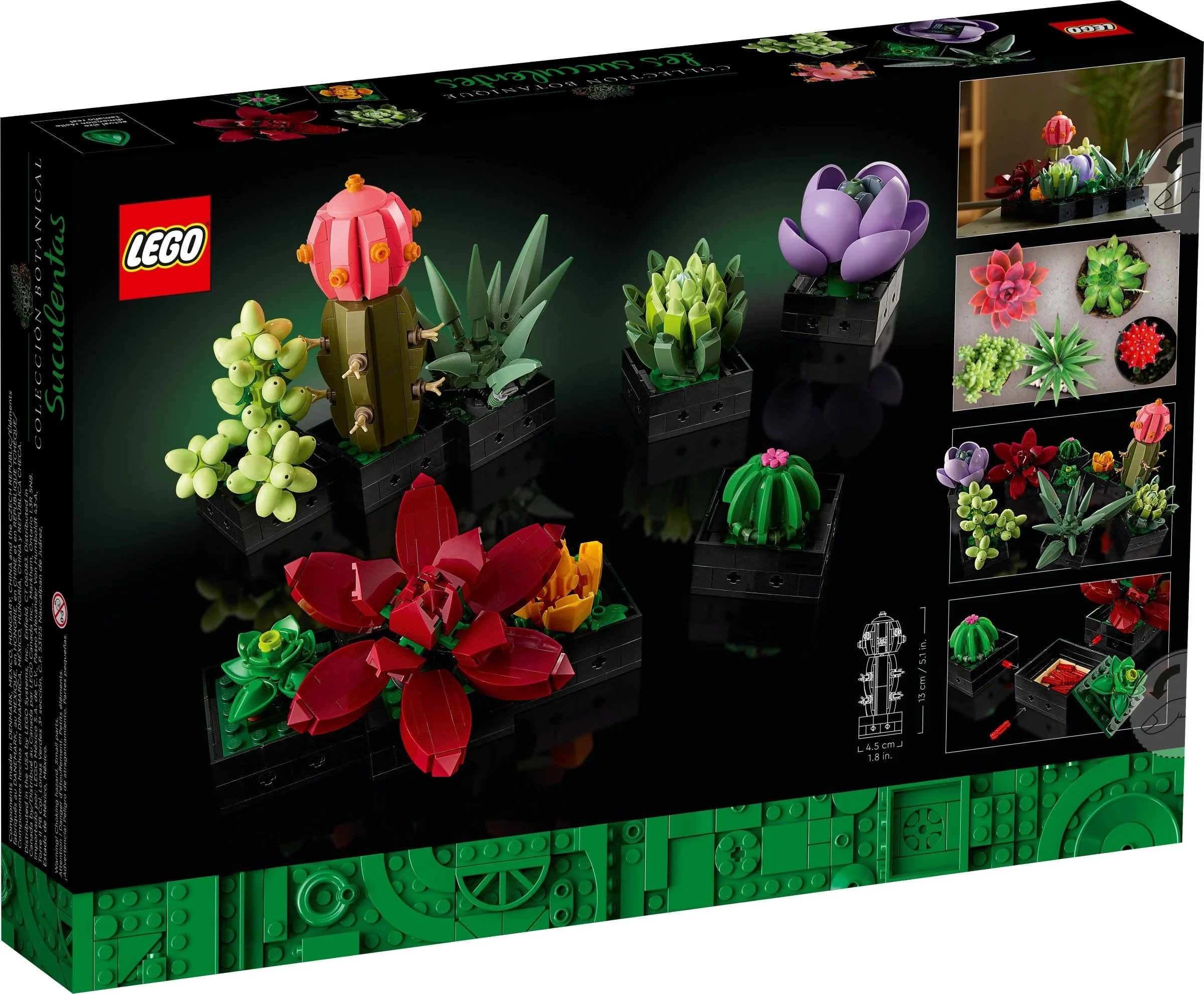 LEGO® 10309 Sukulenty Lego Icons Botanicals Piękny Nowy Zestaw Klocki - zdjęcie 7