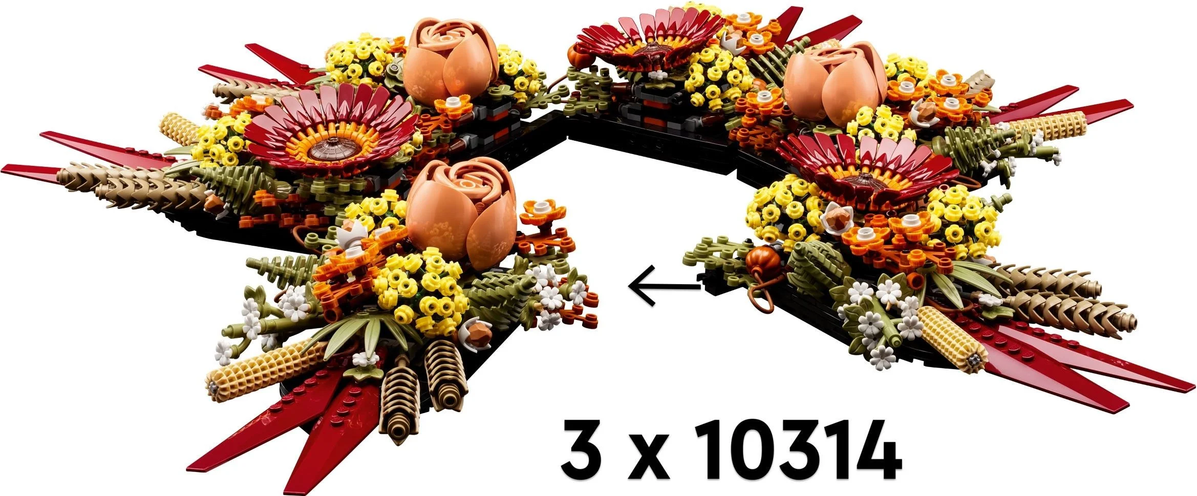 LEGO® 10314 Stroik z suszonych kwiatów - zdjęcie 7