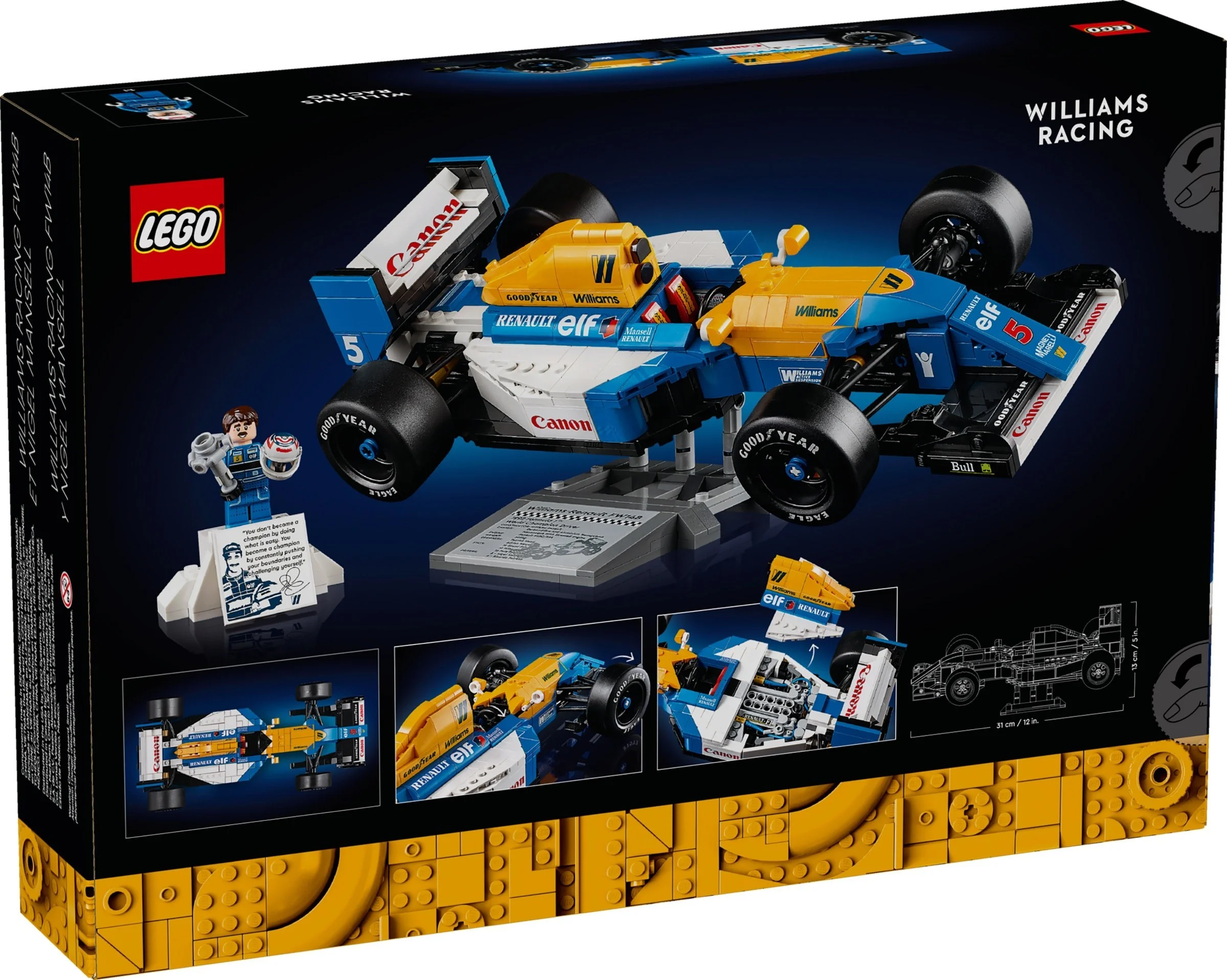 LEGO® 10353 Williams Racing FW14B i Nigel Mansell - zdjęcie 1