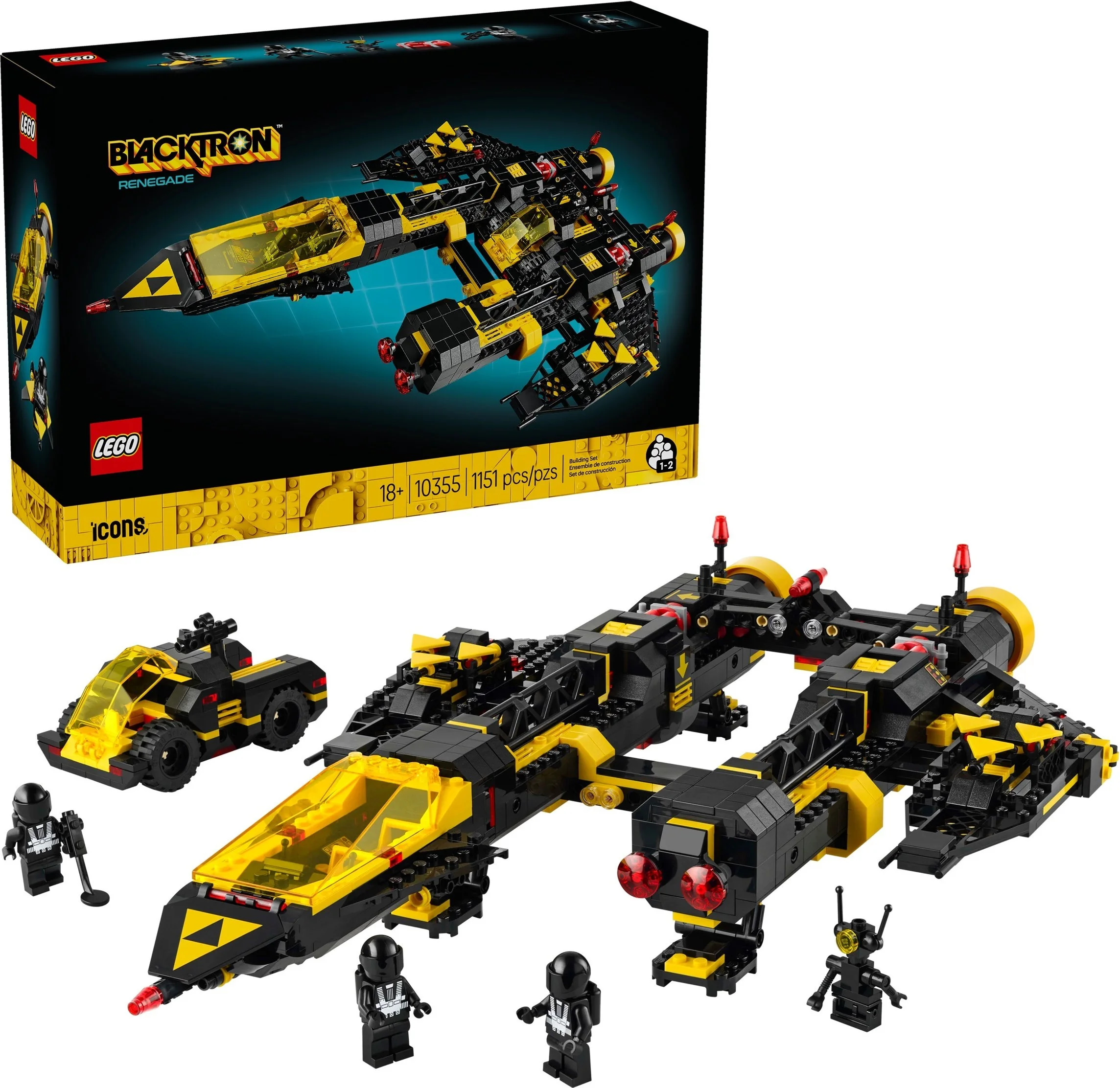 LEGO® 10355 Dla Dorosłych Statek Kosmiczny Blacktron - zdjęcie 13
