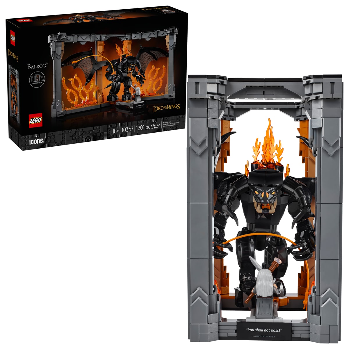 LEGO® 10367 Władca pierścieni: Book nook z Balrogiem - zdjęcie 5