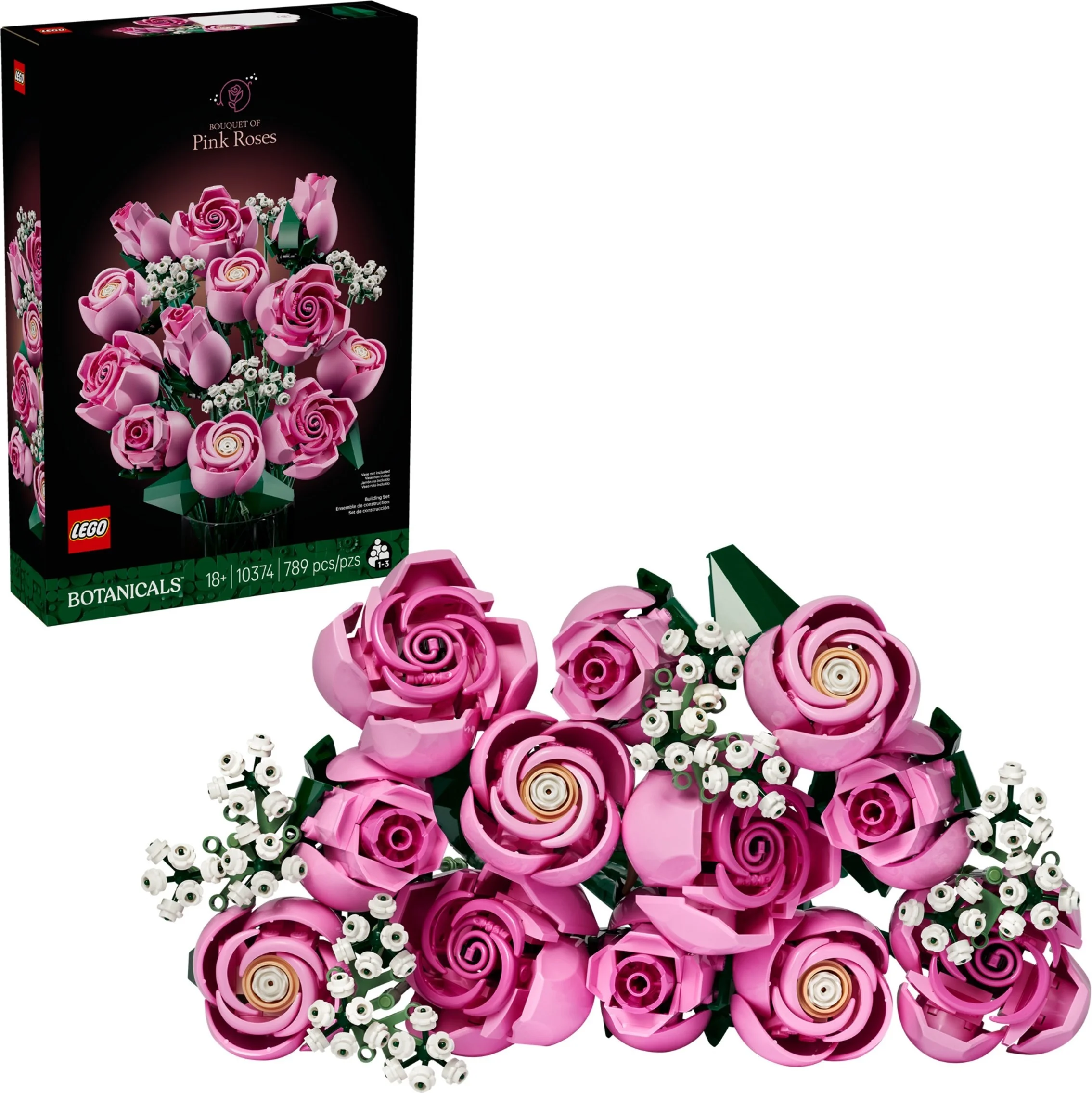 LEGO Botanicals 10374 Bukiet różowych róż