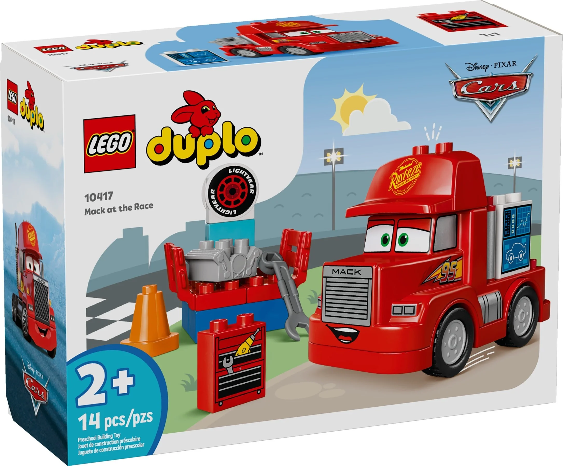 LEGO® 10417 DUPLO Disney Maniek na Wyścigu - zdjęcie 2