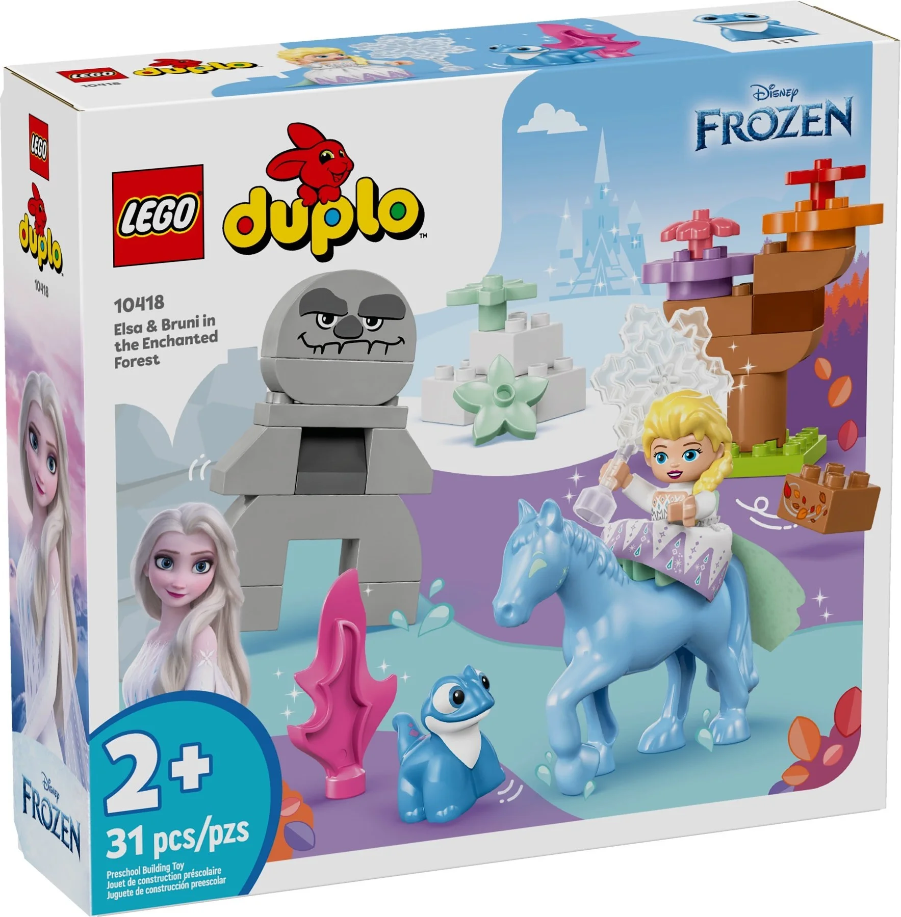 LEGO® 10418 Kraina Lodu Elza I Bruni W Zaczarowanym Lesie - zdjęcie 6