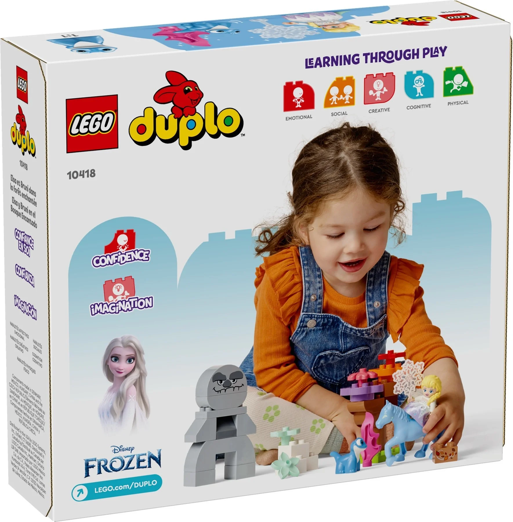 LEGO® 10418 Kraina Lodu Elza I Bruni W Zaczarowanym Lesie - zdjęcie 2