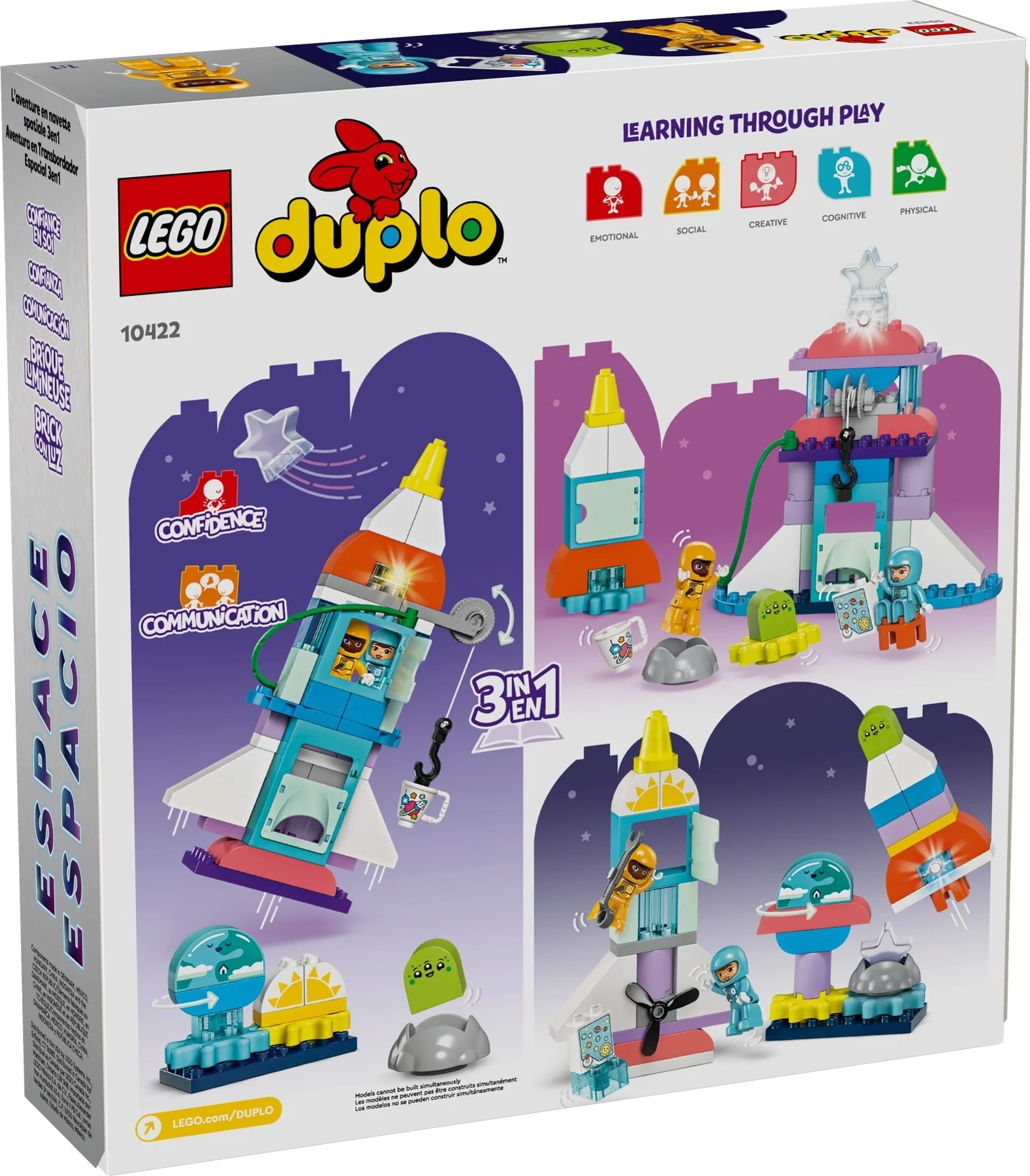 LEGO® 10422 Przygoda w promie kosmicznym 3 w 1 - zdjęcie 5