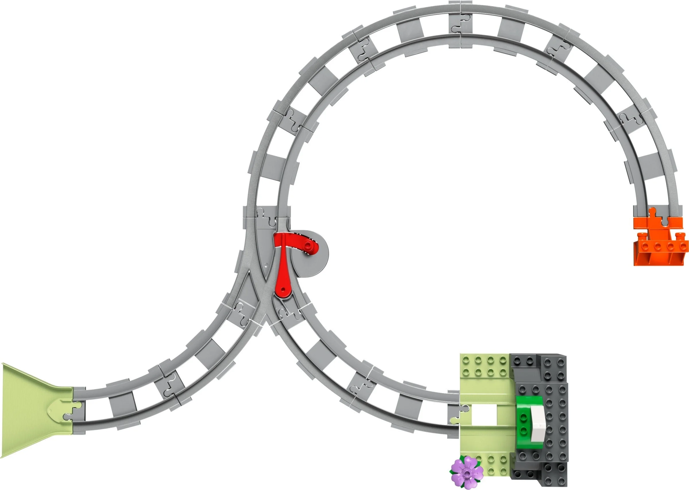 LEGO® 10425 Duplo Tunel i Tory Kolejowe — Rozszerzający - zdjęcie 9