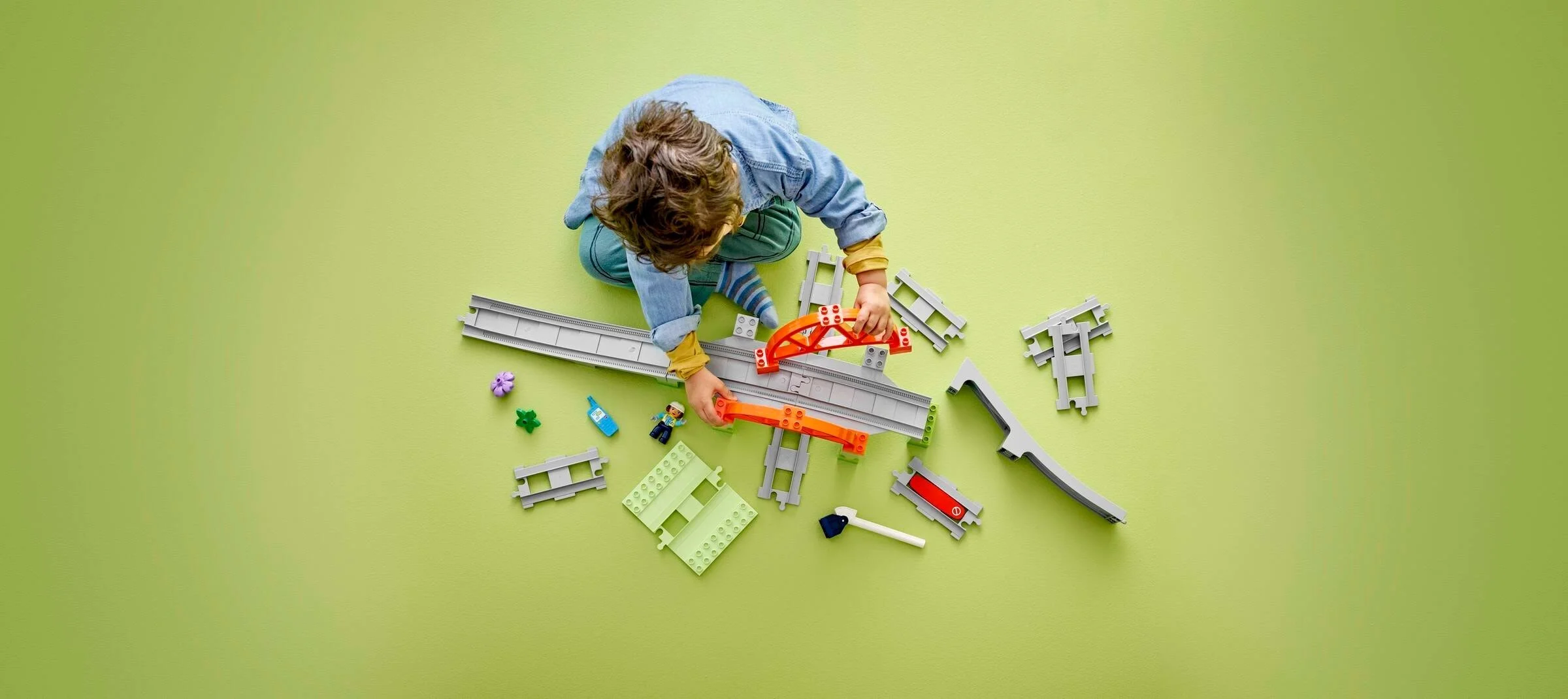 LEGO® 10426 DUPLO Most i Tory Kolejowe — Zestaw Rozszerzający - zdjęcie 4