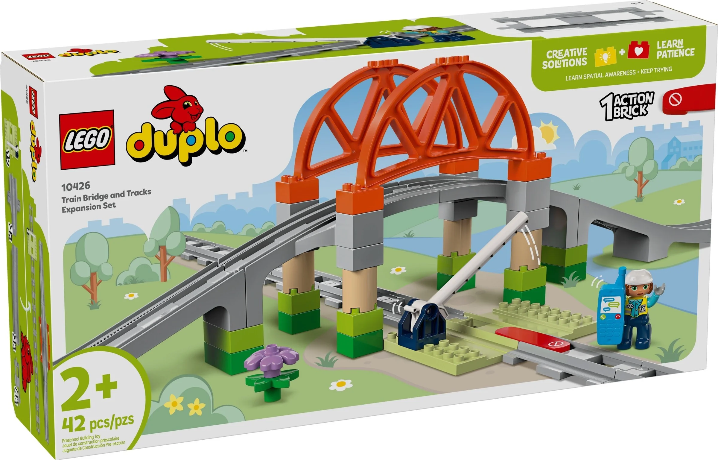 LEGO® 10426 DUPLO Most i Tory Kolejowe — Zestaw Rozszerzający
