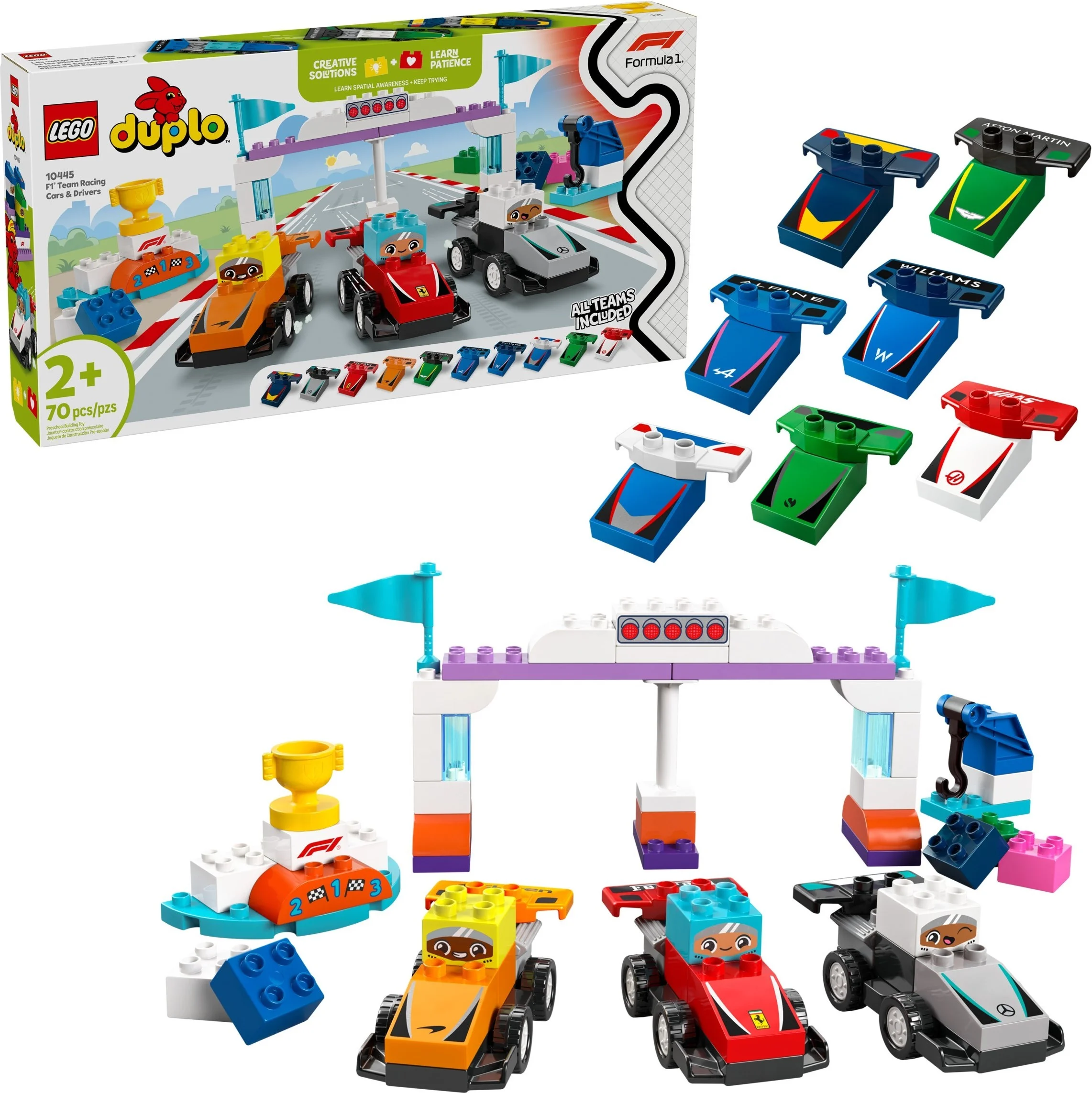 LEGO® 10445 Bolidy i kierowcy F1 - zdjęcie 4
