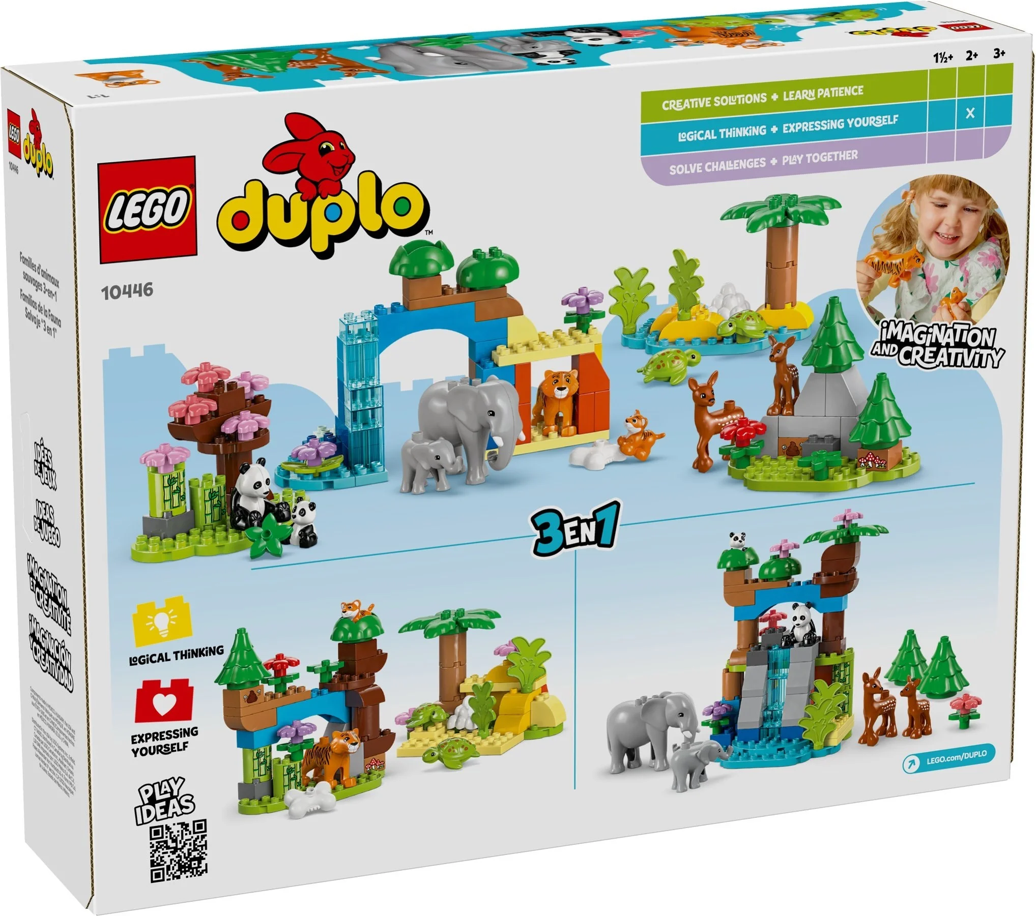 LEGO® 10446 Rodziny dzikich zwierząt 3 w 1 - zdjęcie 2