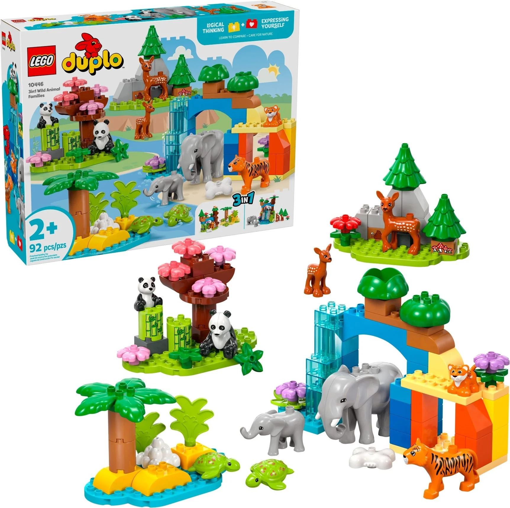 LEGO® 10446 Rodziny dzikich zwierząt 3 w 1 - zdjęcie 3
