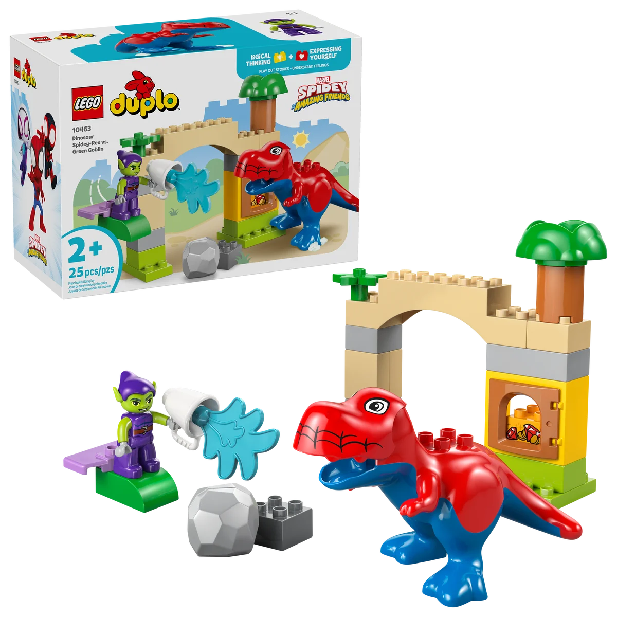 Dinozaur Spidey-Rex i Zielony Goblin