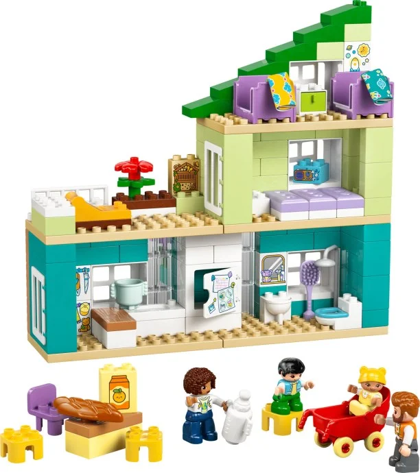 LEGO® 10470 Nowoczesny Dom Rodzinny 3w1 z Figurkami