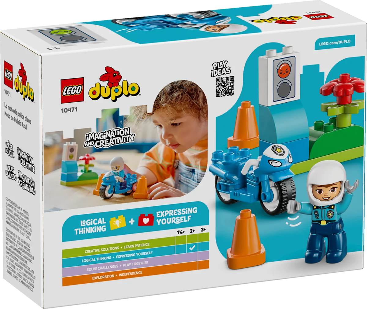 LEGO® 10471 Niebieski motocykl policyjny - zdjęcie 13
