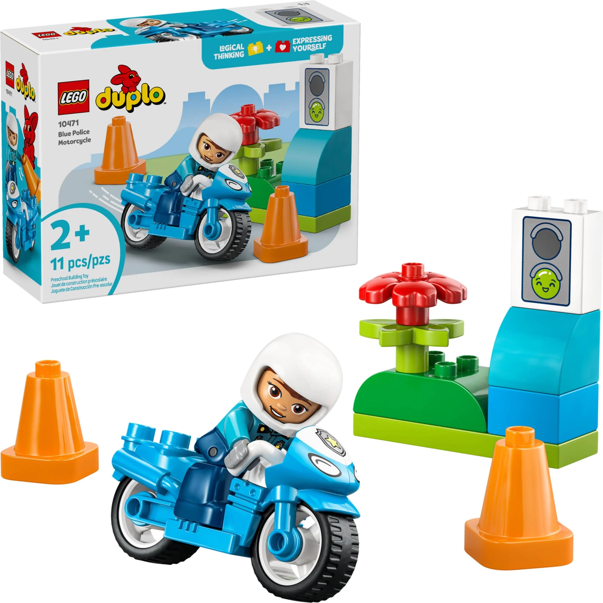 LEGO® 10471 Niebieski motocykl policyjny - zdjęcie 22