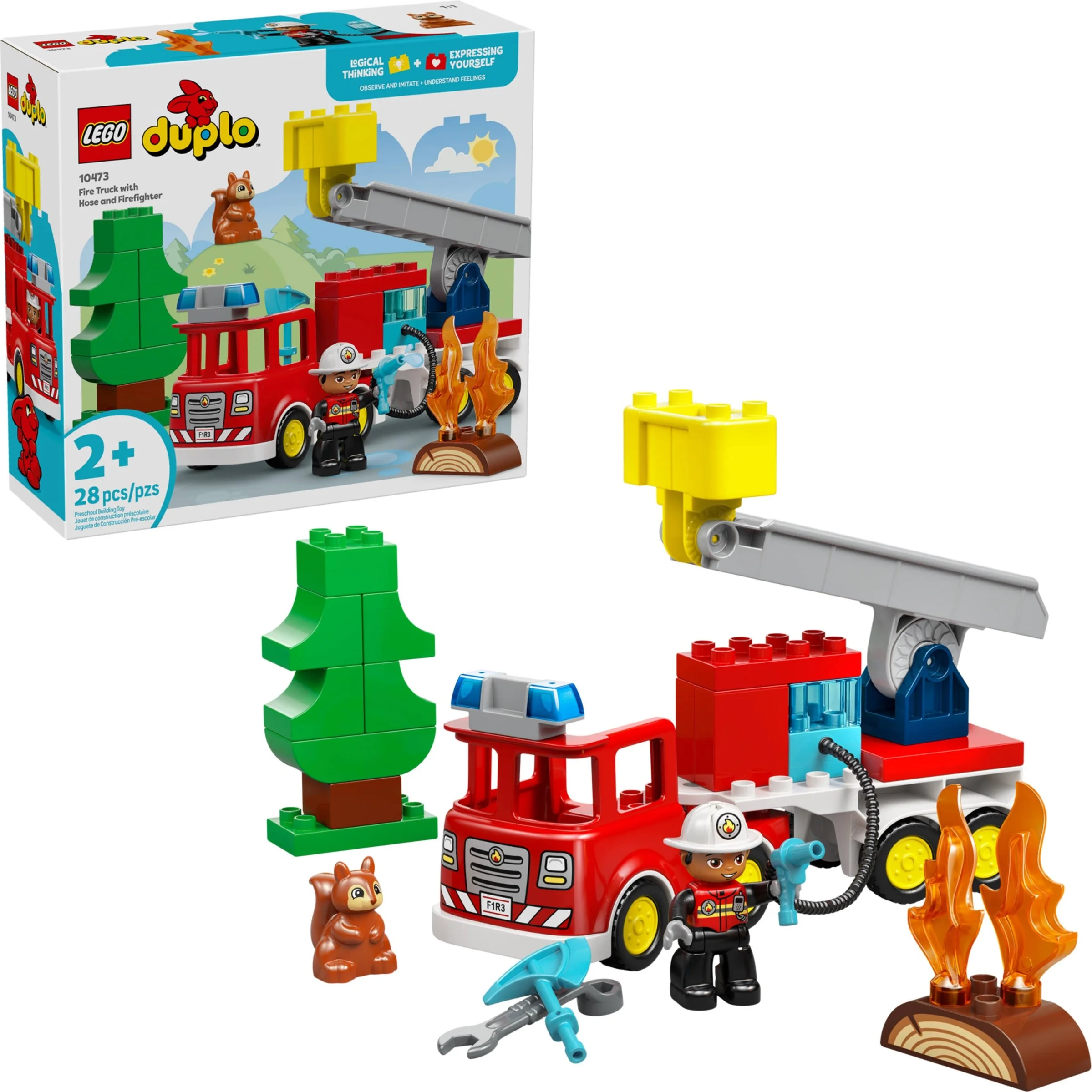 LEGO® 10473 Wóz strażacki z wężem i strażakiem - zdjęcie 24
