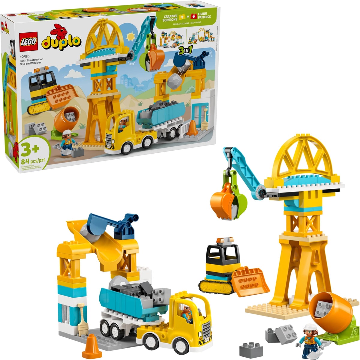 LEGO® 10476 Plac budowy z pojazdami 3 w 1 - zdjęcie 5