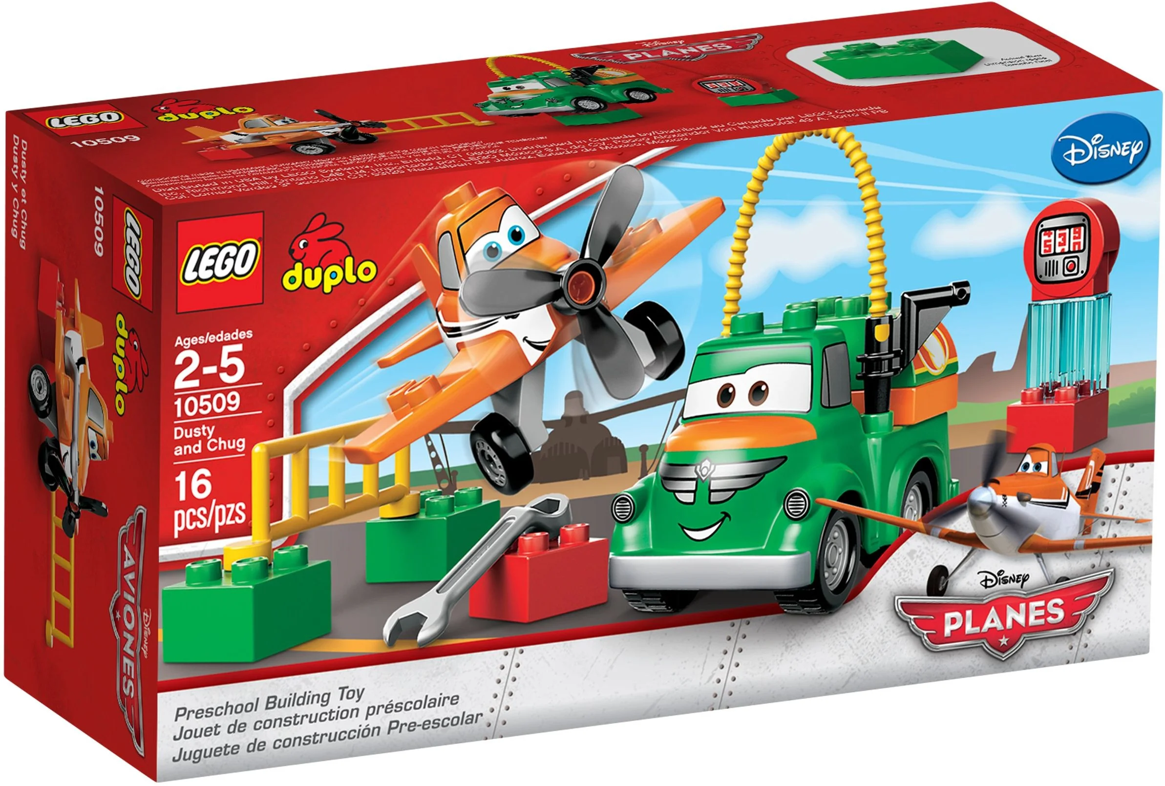 LEGO® 10509 Dusty i Beka Nowy Zestaw Unikat Dusty And Chug Samoloty - zdjęcie 2