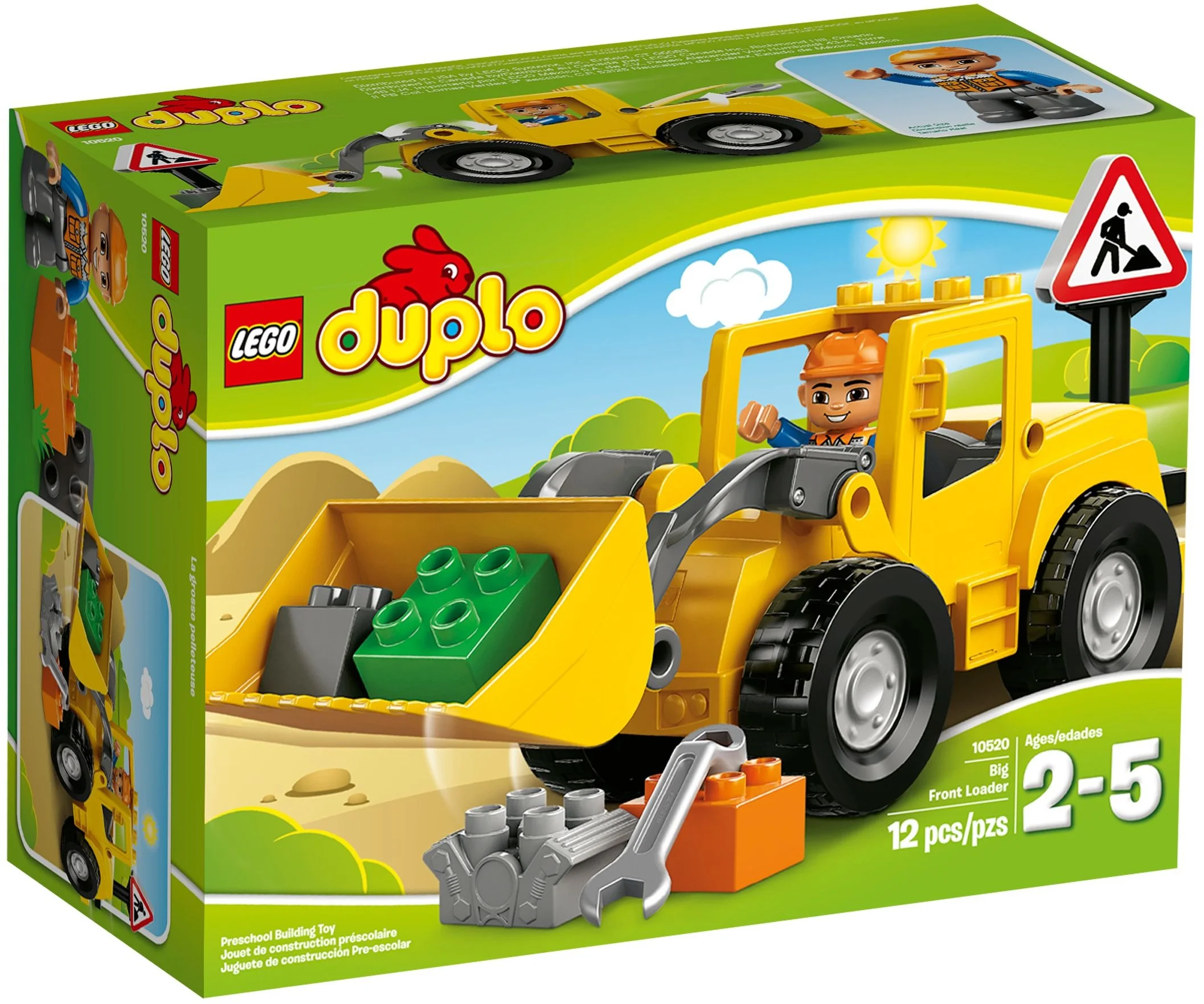LEGO® 10520 Ładowarka Budowa Znak Drogowy Klucz Nowe - zdjęcie 2