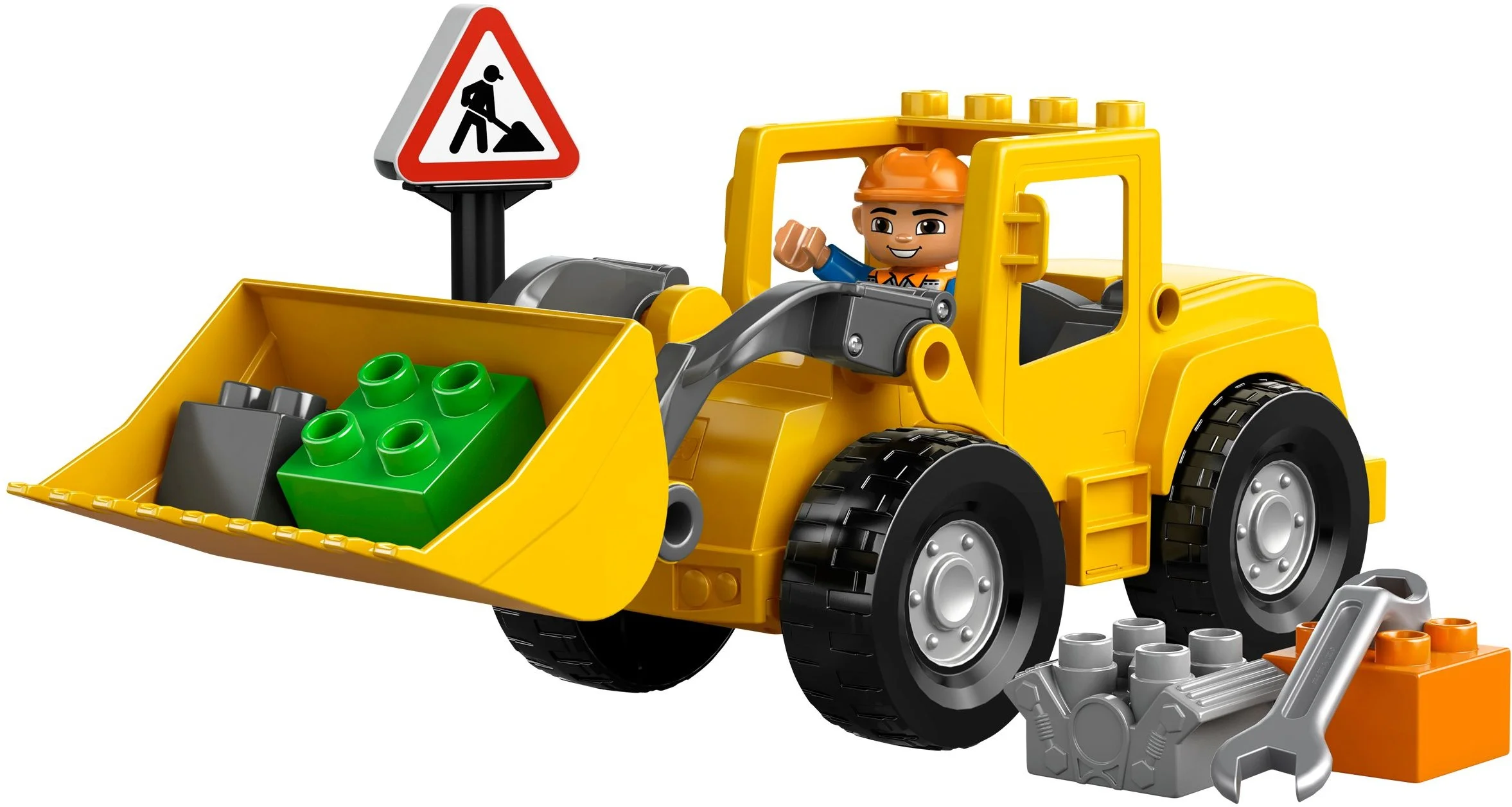 LEGO® 10520 Ładowarka Budowa Znak Drogowy Klucz Nowe - zdjęcie 6