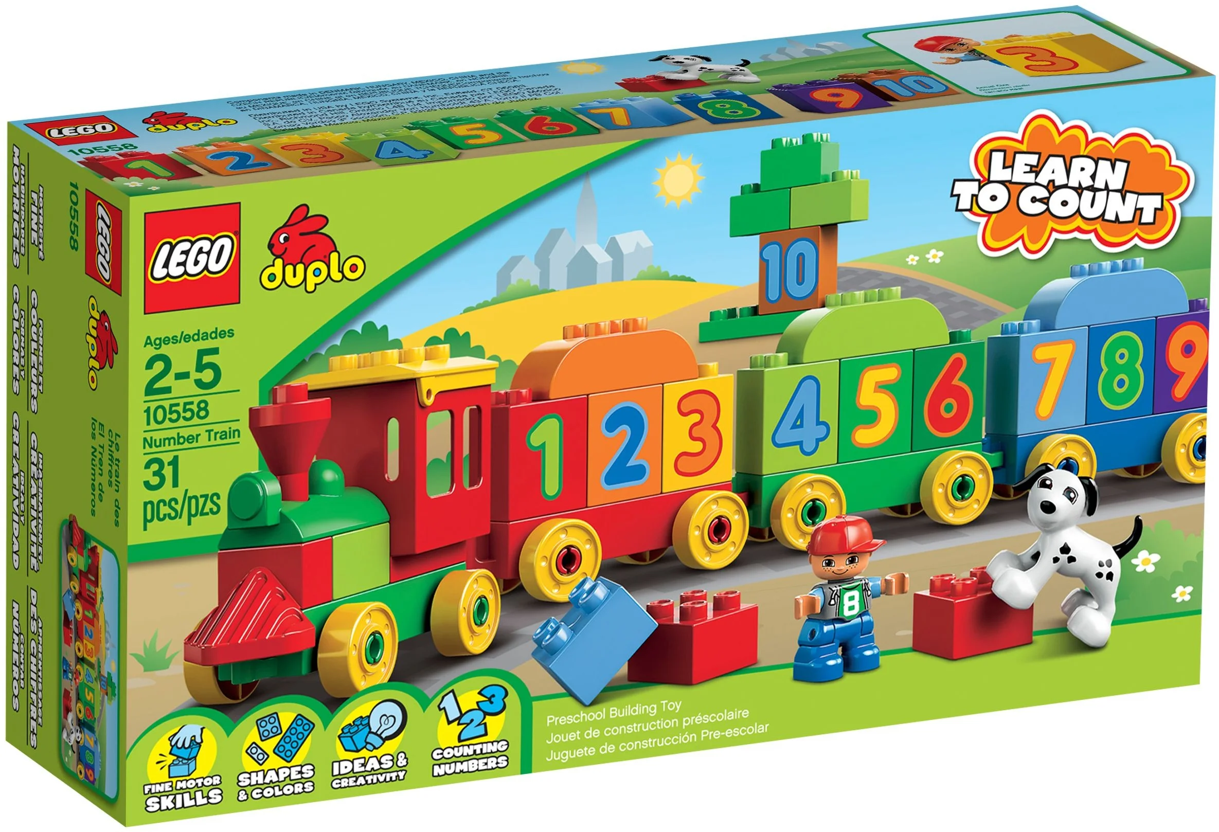 LEGO® 10558 LEGO DUPLO Pociąg z cyferkami - zdjęcie 2
