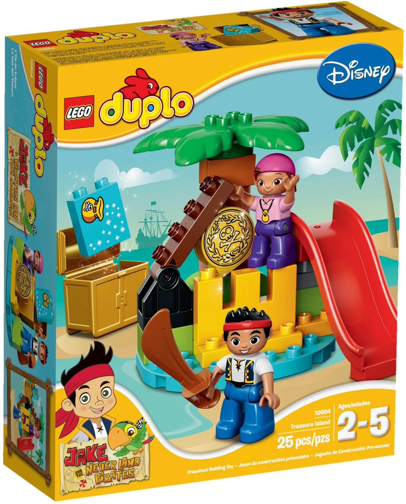LEGO® 10604 Jake i piraci z Nibylandii na Wyspie Skarbów