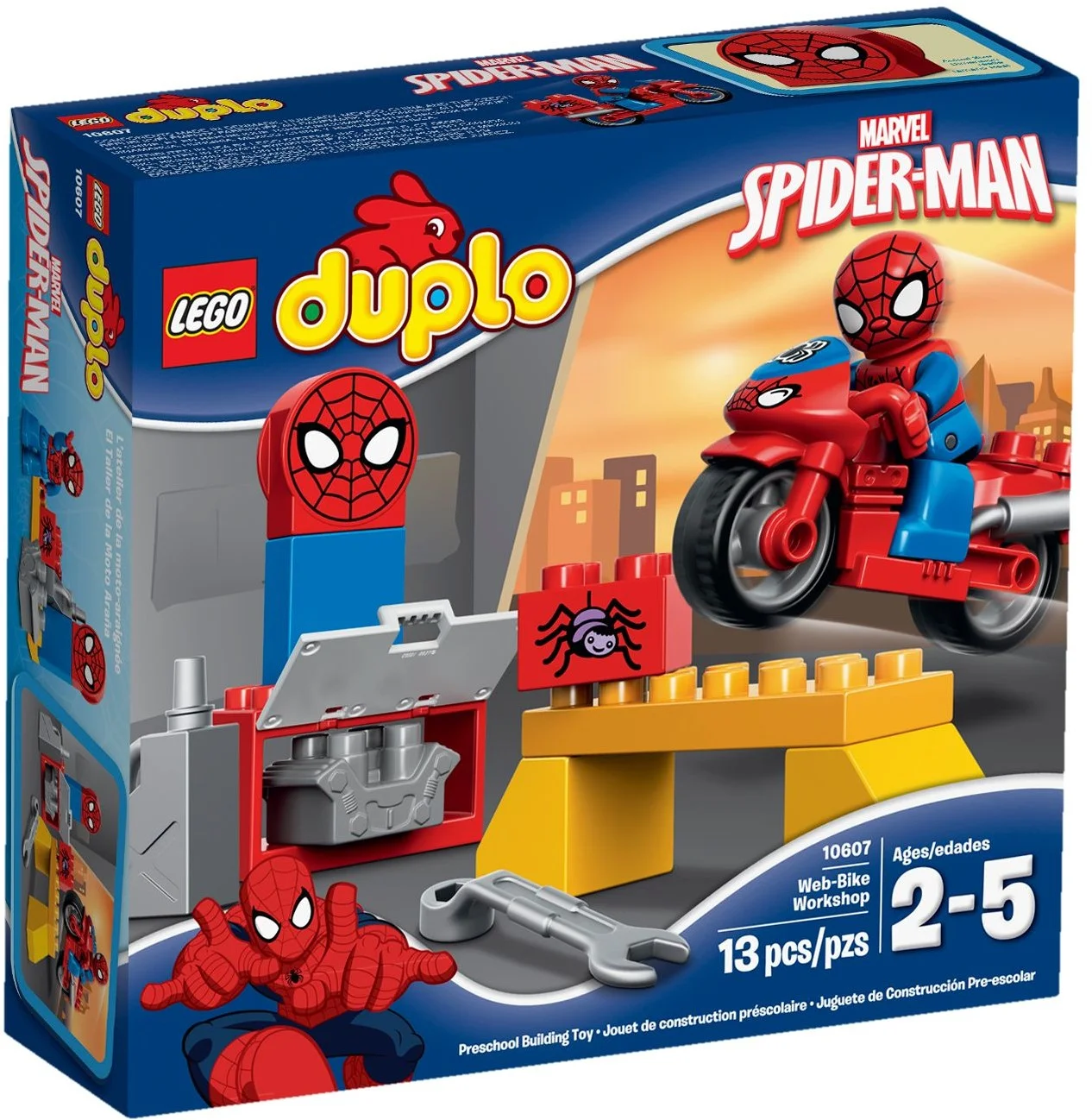 Motocyklowy warsztat Spider- Mana