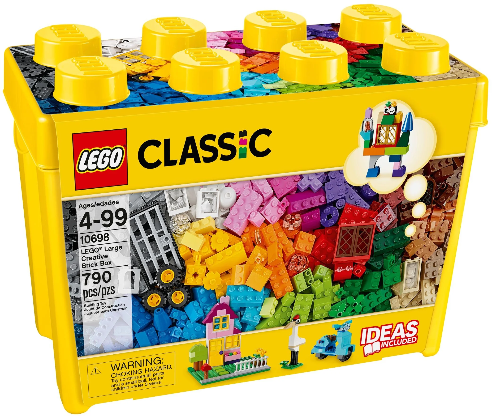 Kreatywne klocki LEGO, duże pudełko