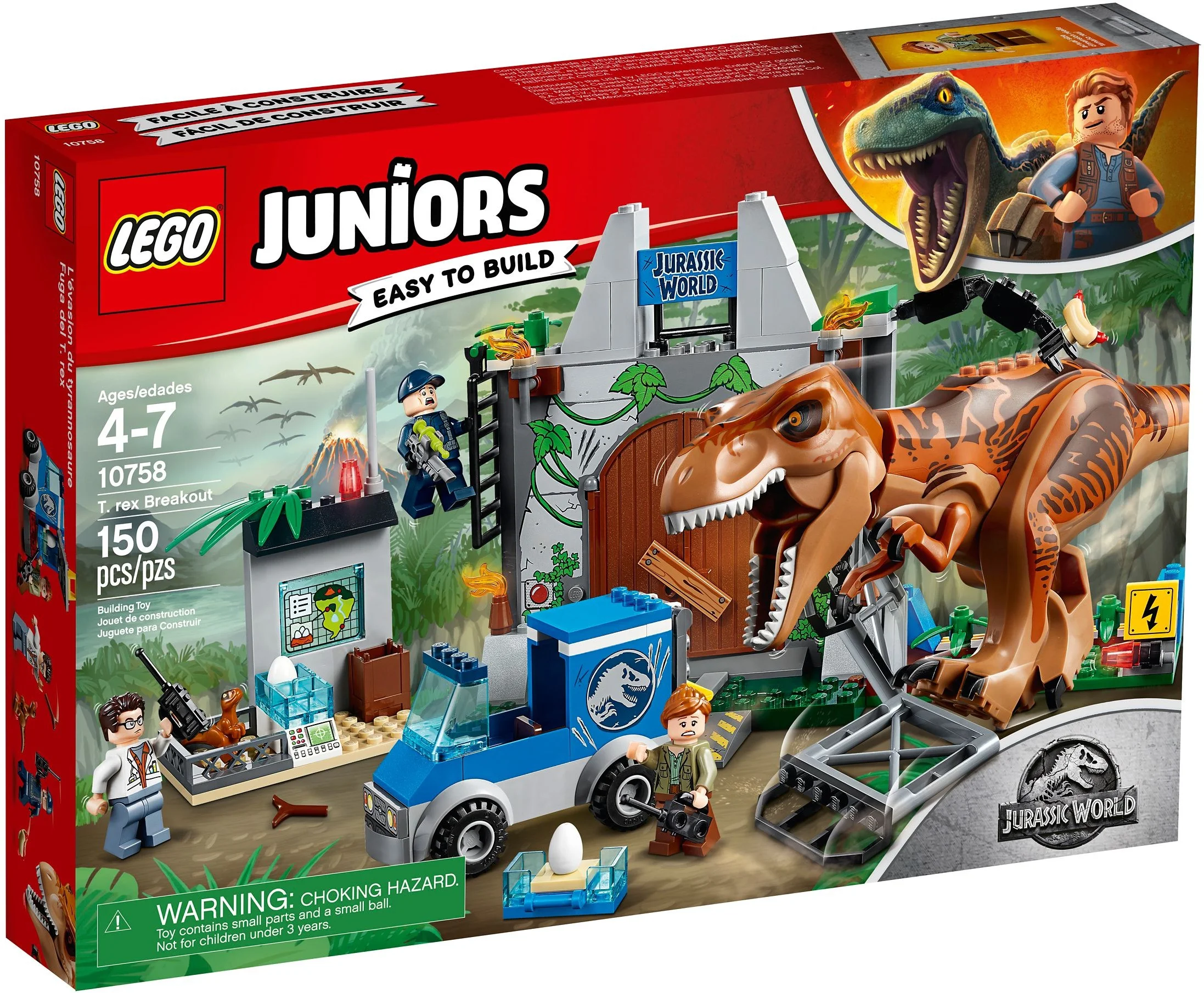 LEGO® 10758 T. rex na wolności