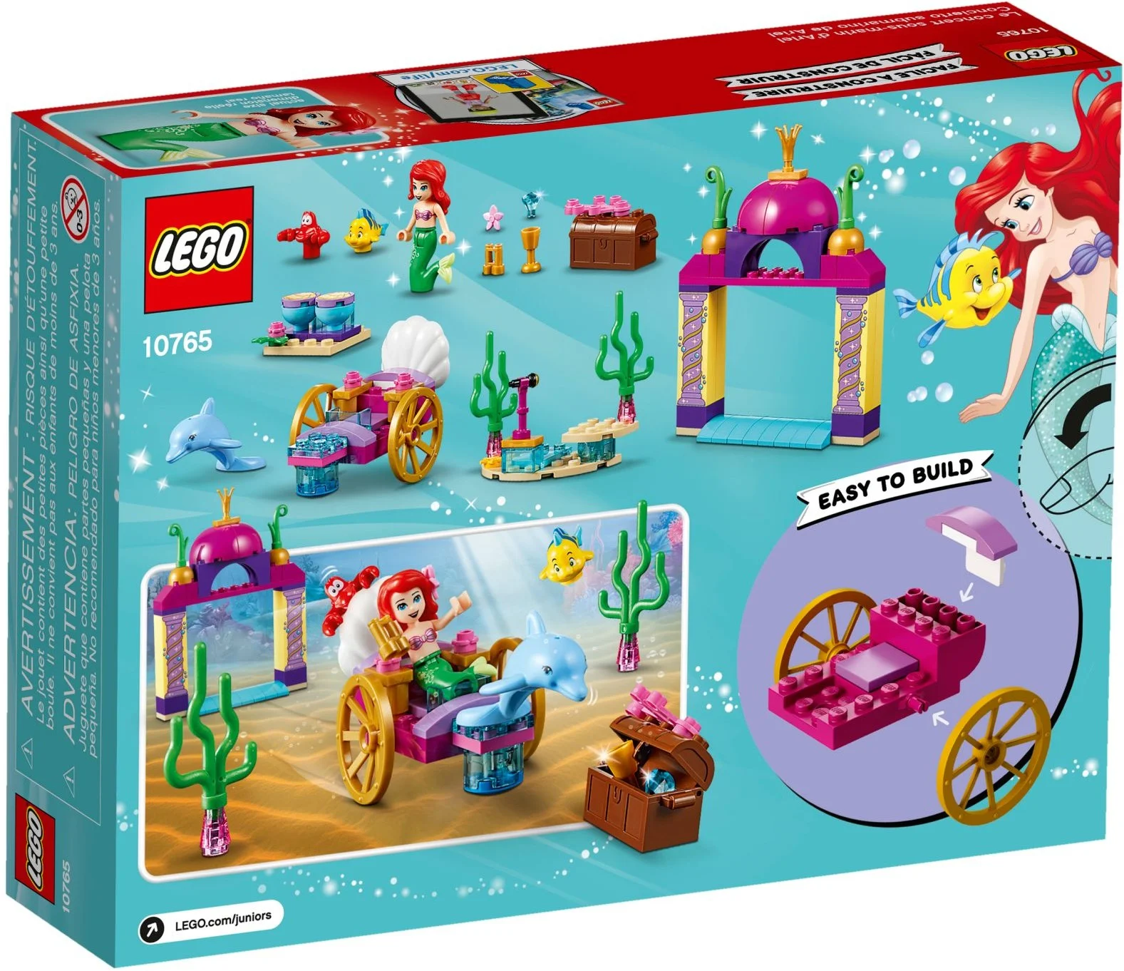 LEGO® 10765 Podwodny koncert Arielki - zdjęcie 4
