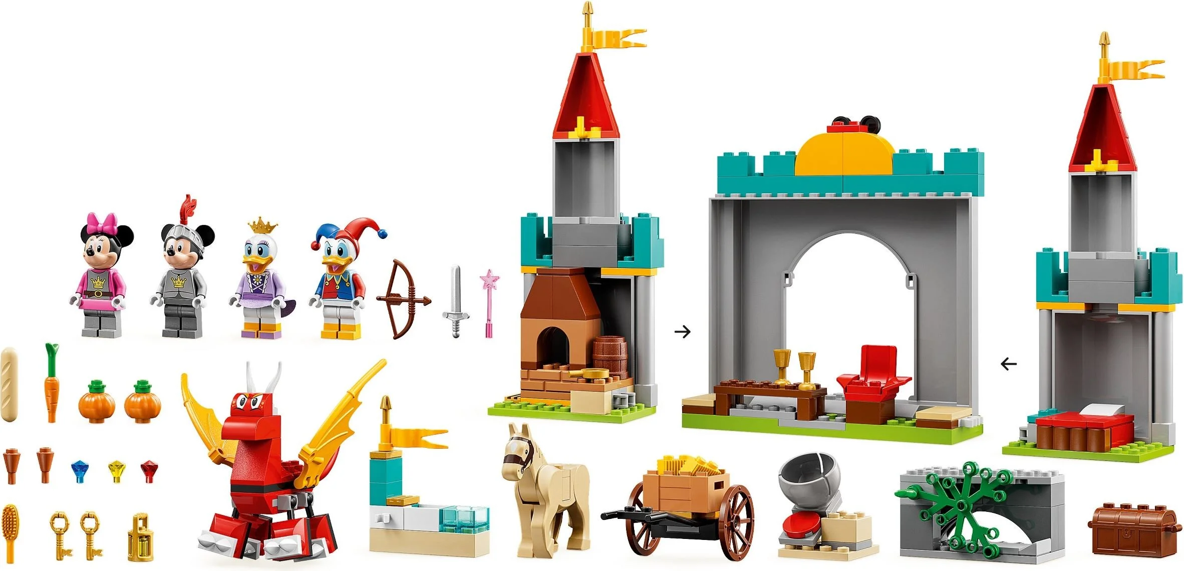 LEGO® 10780 Mickey and Friends Miki i przyjaciele — obrońcy zamku - zdjęcie 3