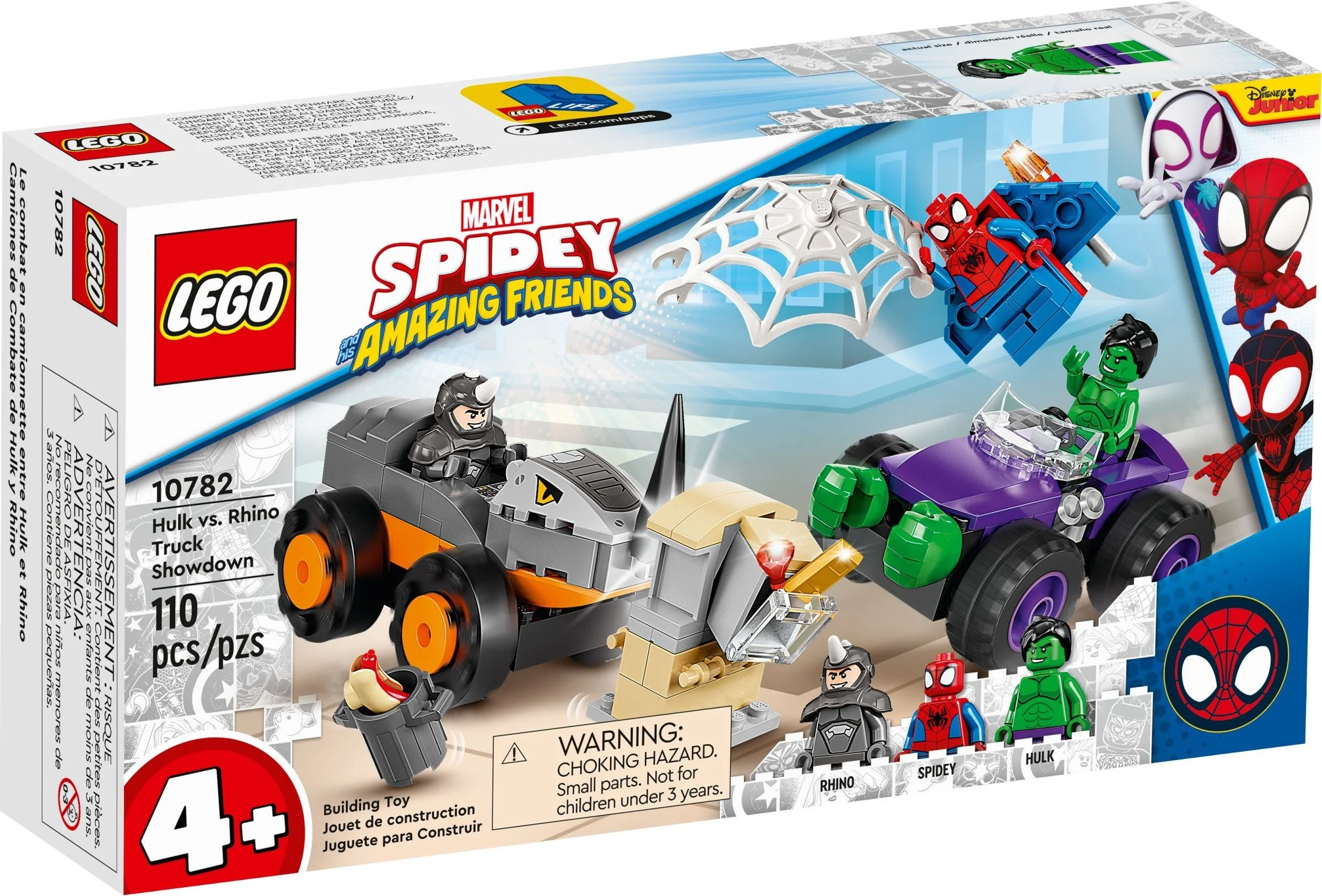 LEGO® 10782 Marvel Heroes Hulk kontra Rhino starcie pojazdów 10782 - zdjęcie 2