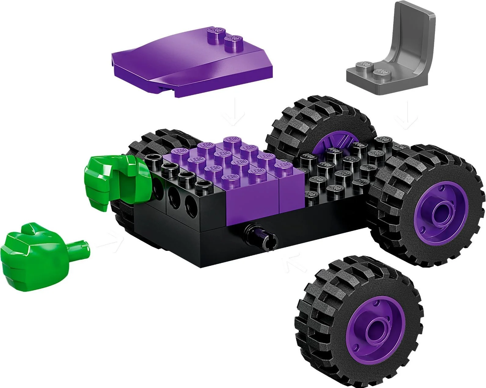 LEGO® 10782 Marvel Heroes Hulk kontra Rhino starcie pojazdów 10782 - zdjęcie 6
