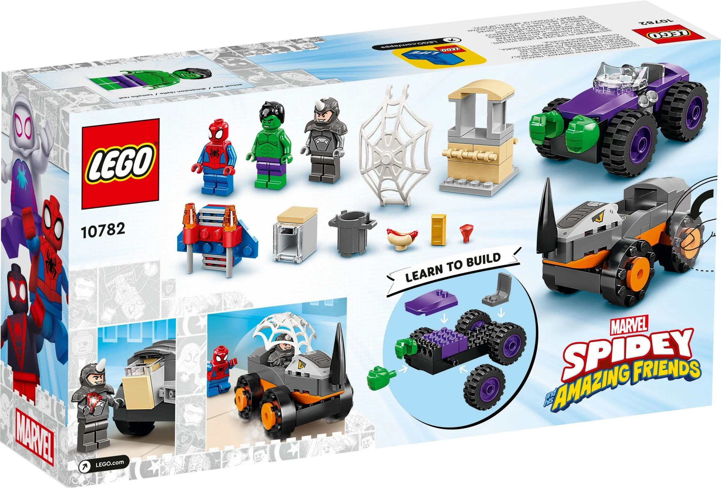 LEGO® 10782 Marvel Heroes Hulk kontra Rhino starcie pojazdów 10782 - zdjęcie 7