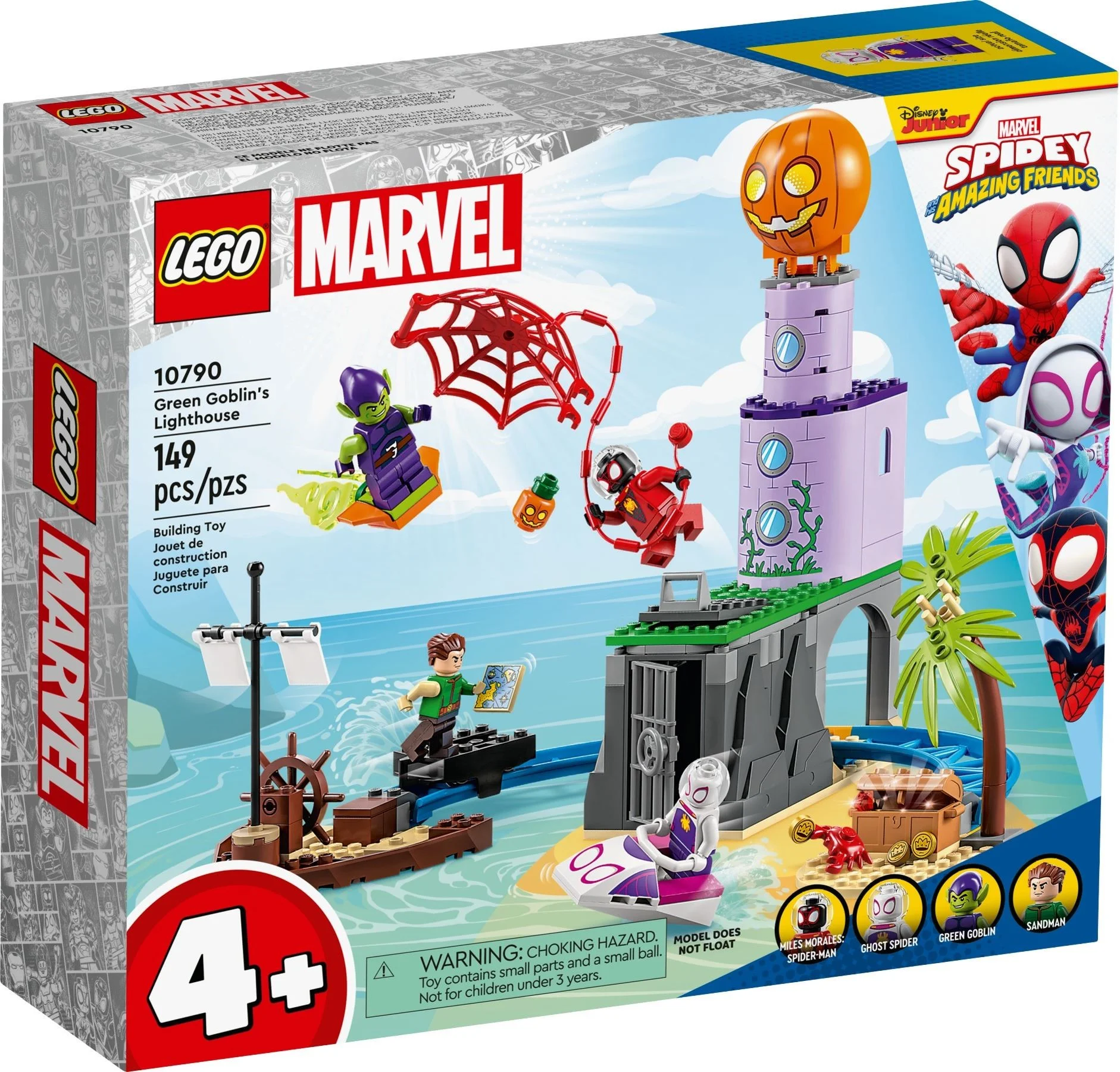 LEGO® 10790 Drużyna Spider-mana W Latarni Zielonego Goblina Baza