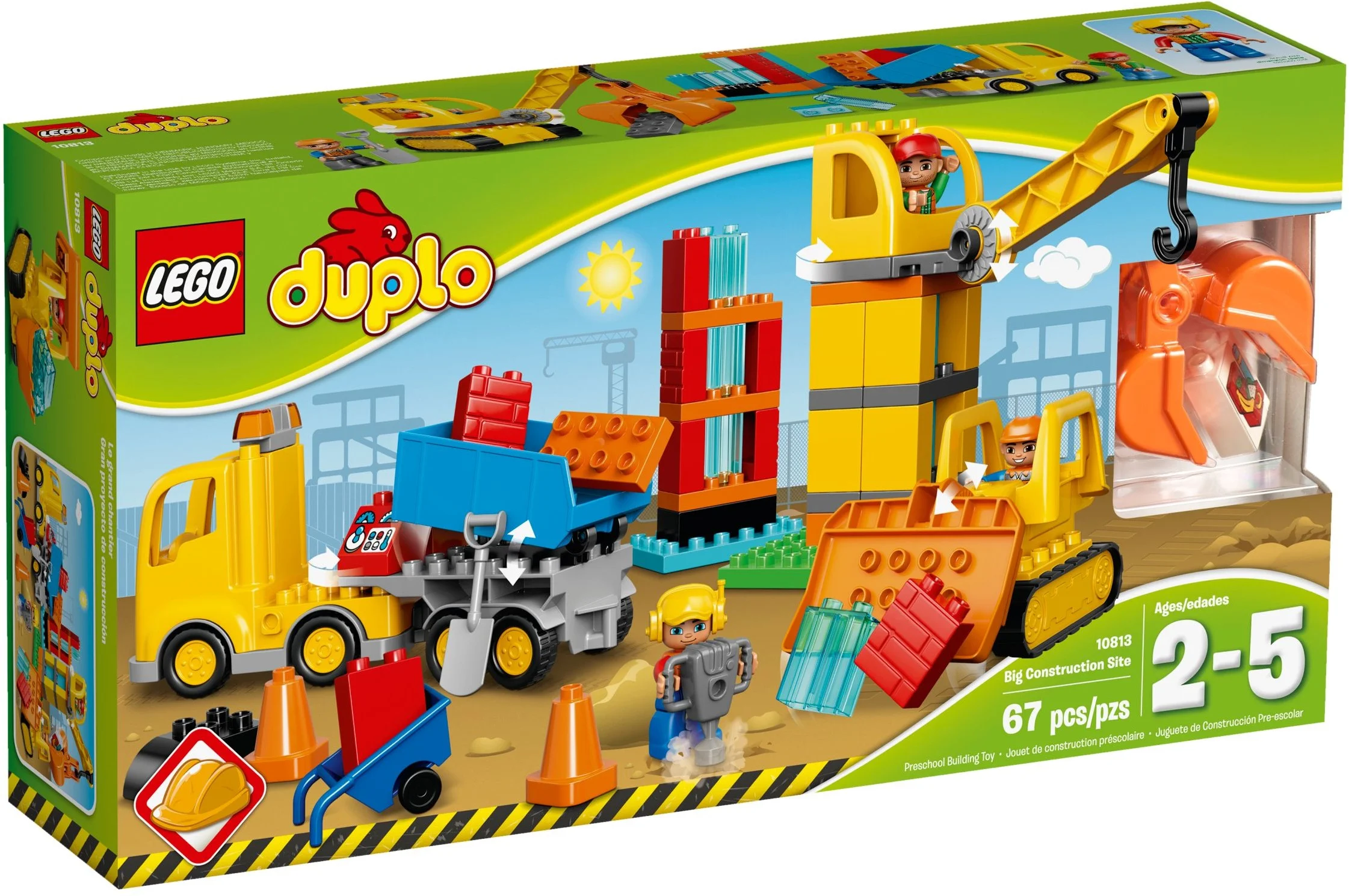 Duplo Wielka Budowa Wywrotka Dźwig
