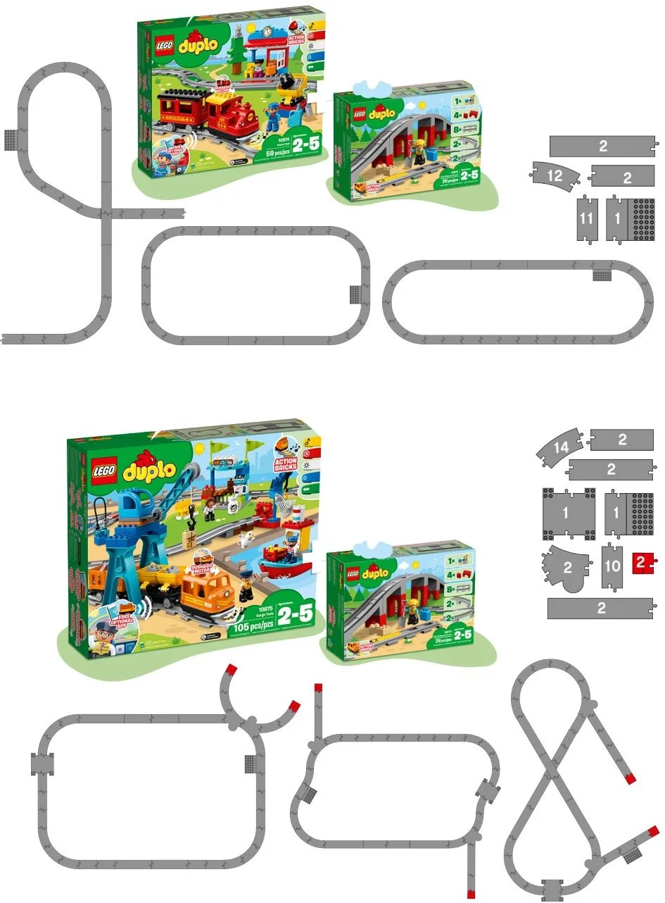 LEGO® 10872 Tory kolejowe i wiadukt - zdjęcie 4