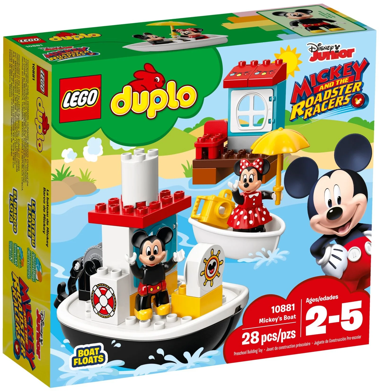 LEGO® 10881 Duplo Łódka Mikiego Myszka Mickey - zdjęcie 2