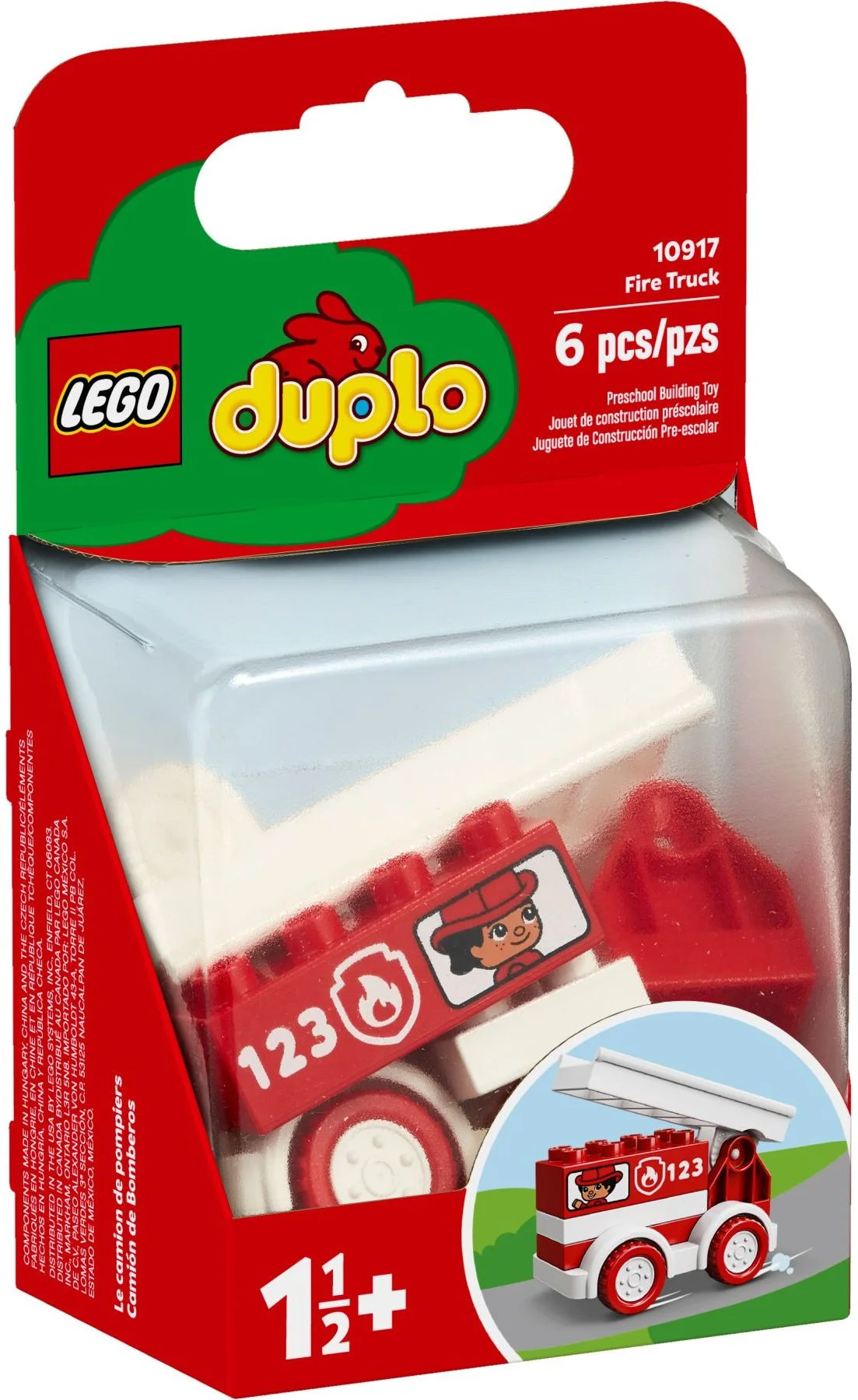 LEGO® 10917 Duplo Wóz Strażacki Straż Pożarna - zdjęcie 2