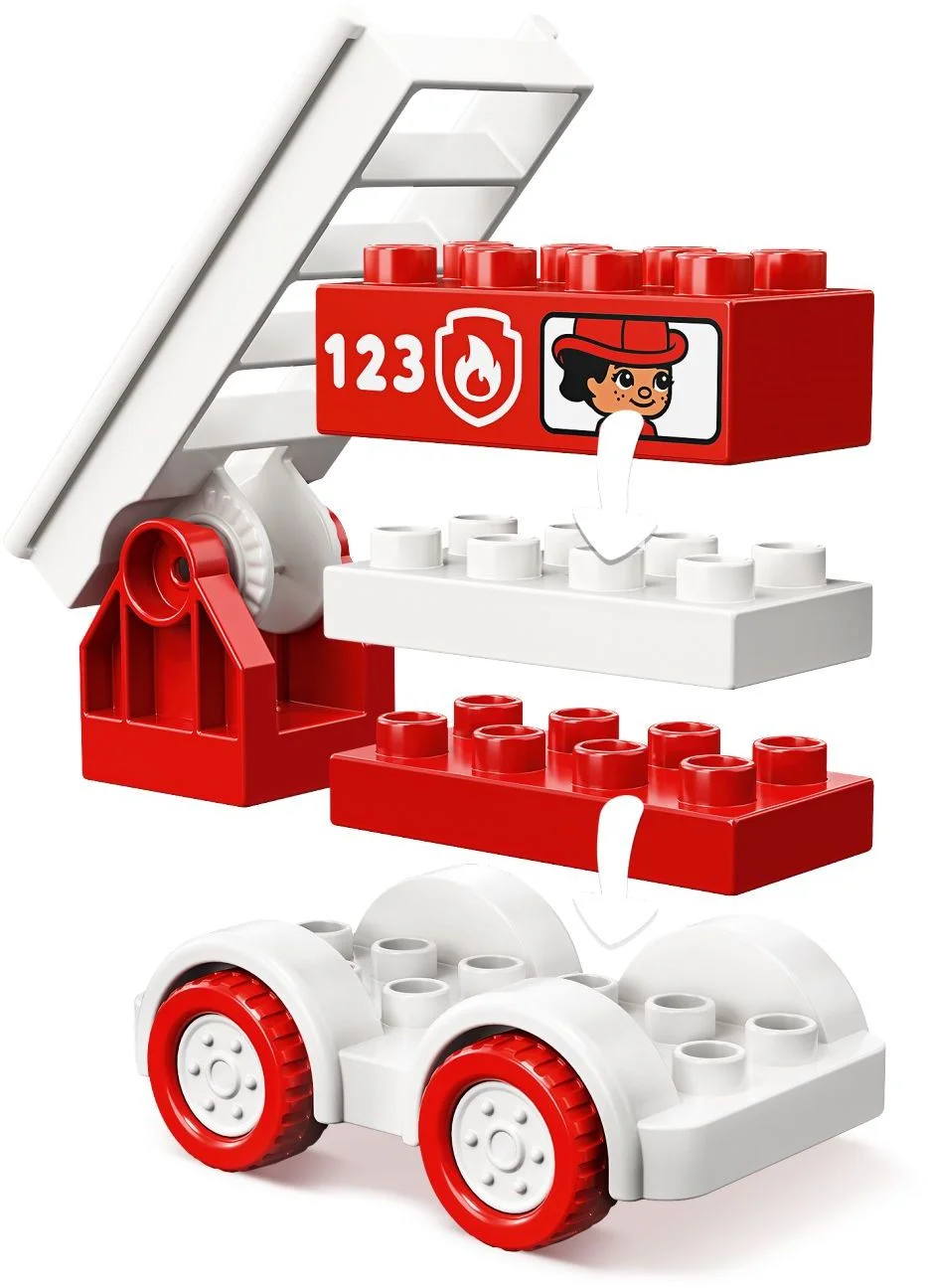 LEGO® 10917 Duplo Wóz Strażacki Straż Pożarna - zdjęcie 3